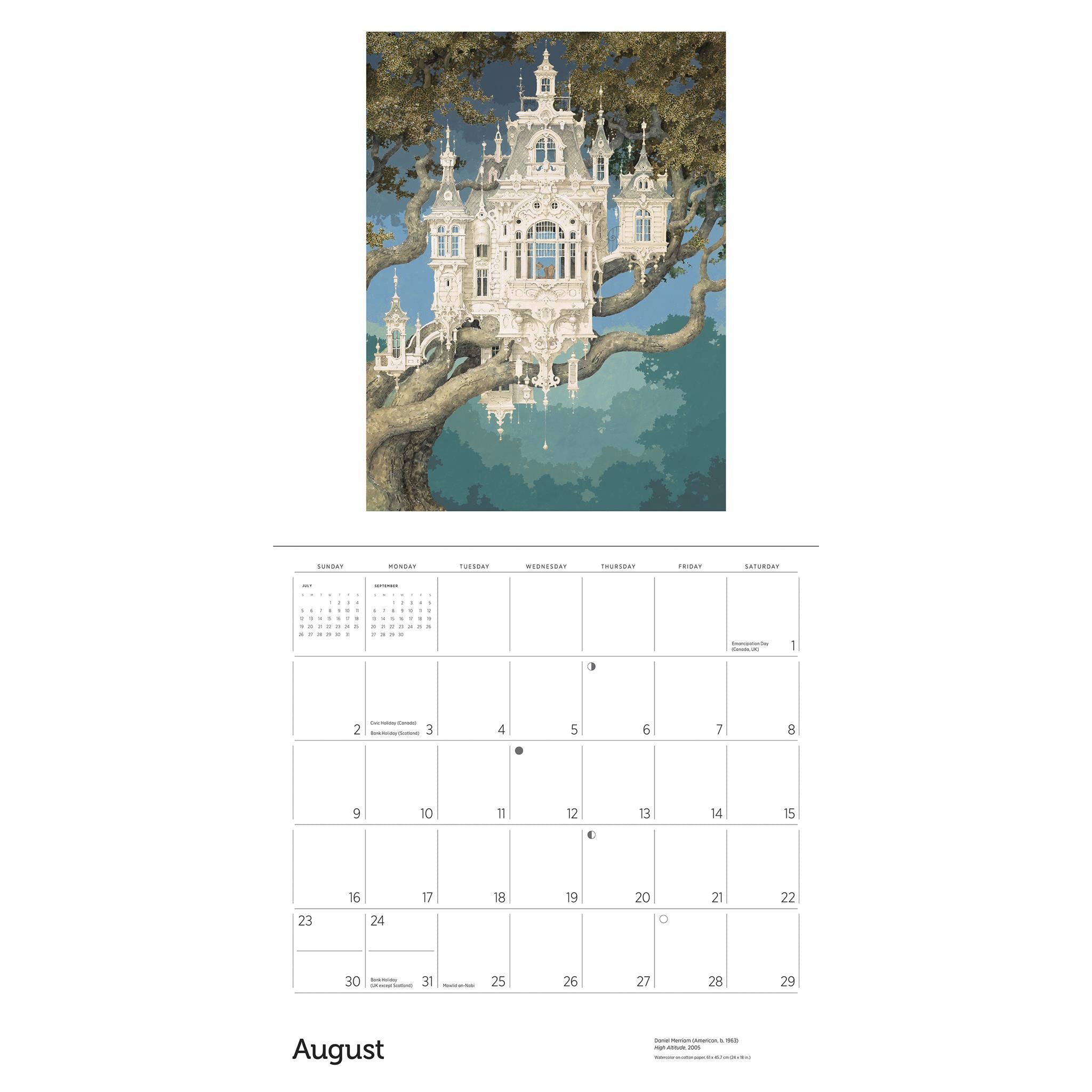 Art Of Daniel Merriam 2026 Wall Calendar - Online Only