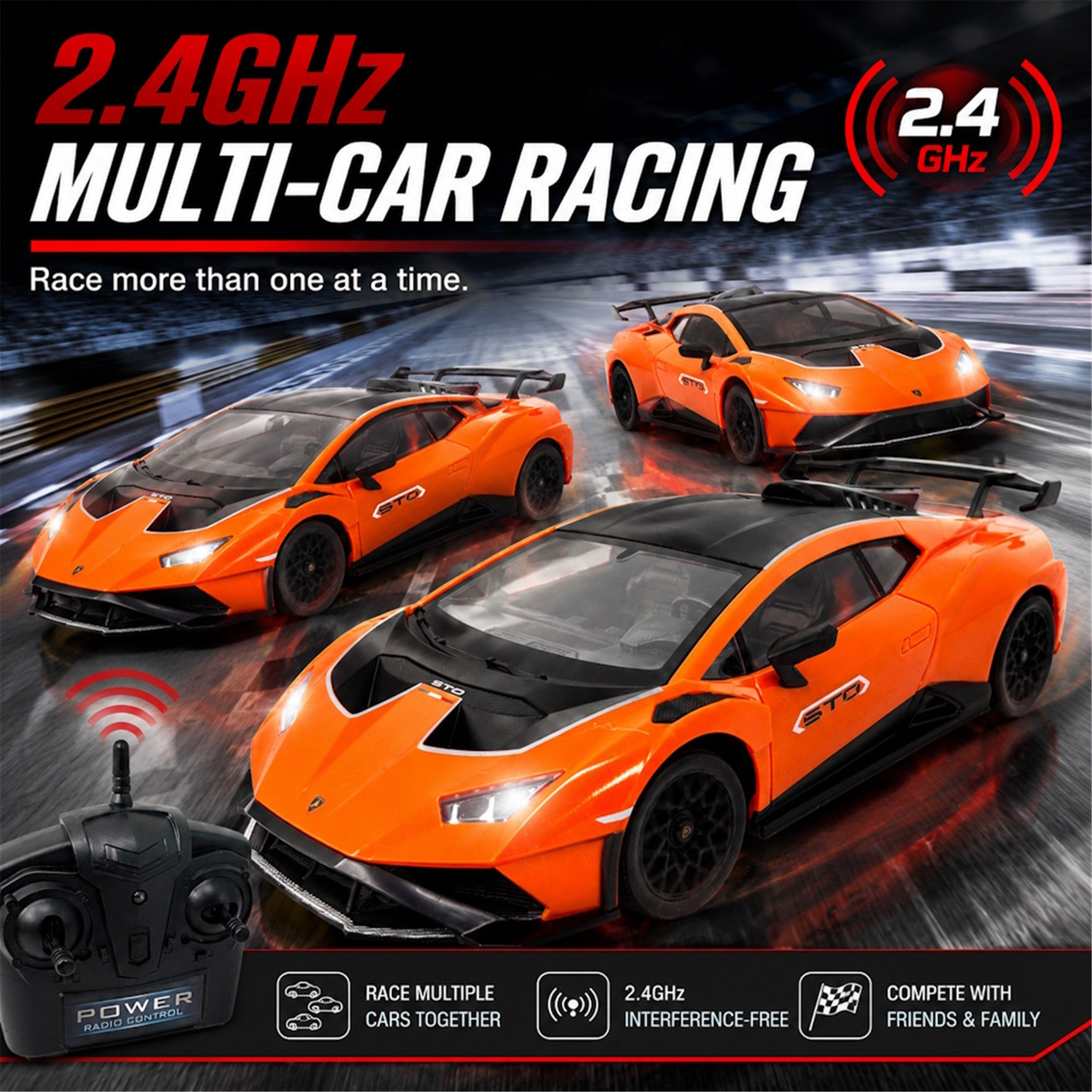 Hyper Drive R/C Lamborghini Huracan STO 1:18 Scale