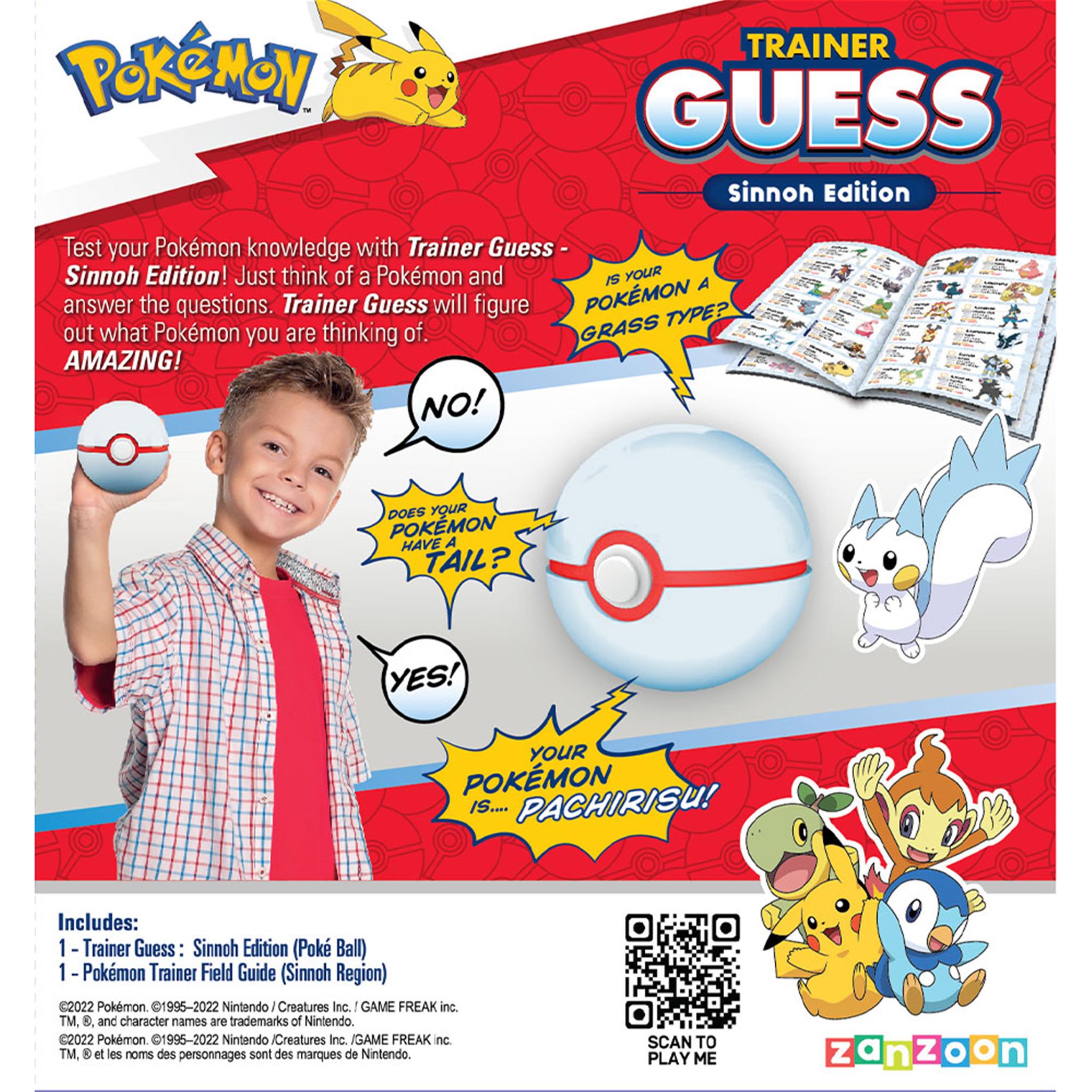 851281002326 Pokemon Trainer Guess Sinnoh Zanzoon Calendar Club