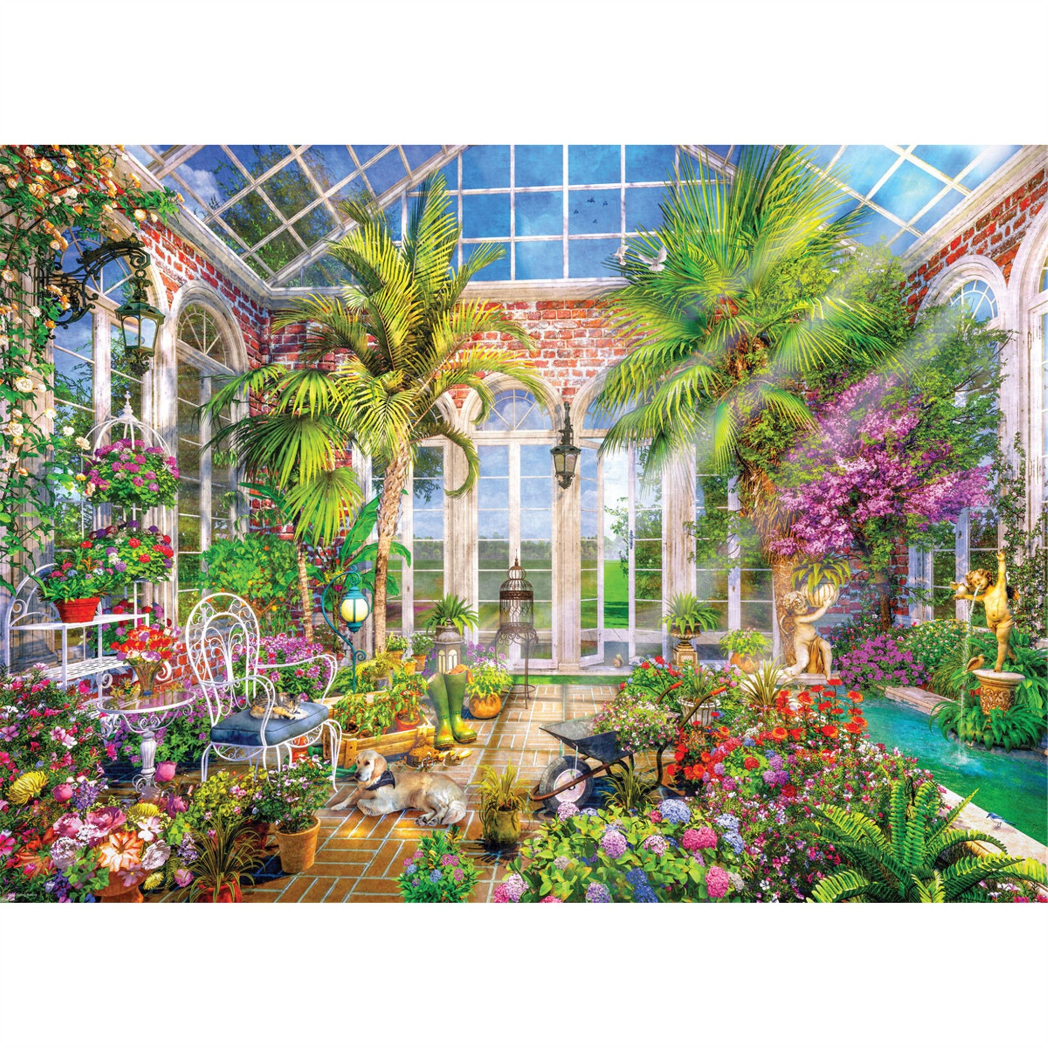 Glass Garden 1000 Piece Puzzle - Online Only