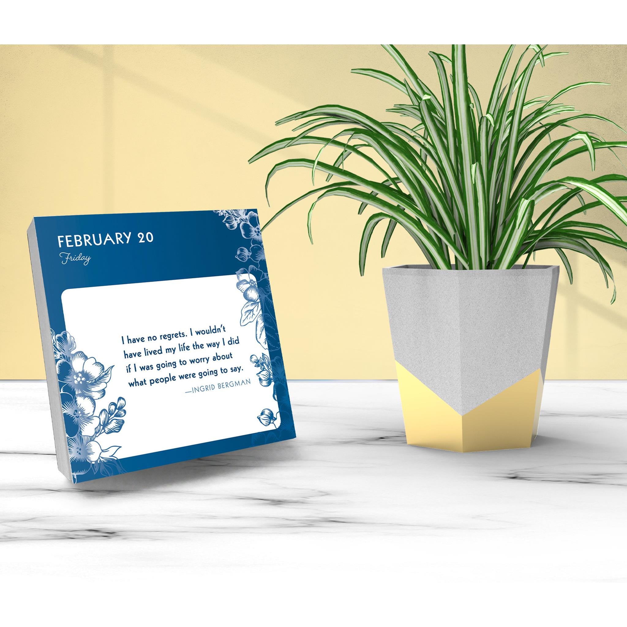 Great Quotes From Great Women 2026 Box Calendar - Online Only