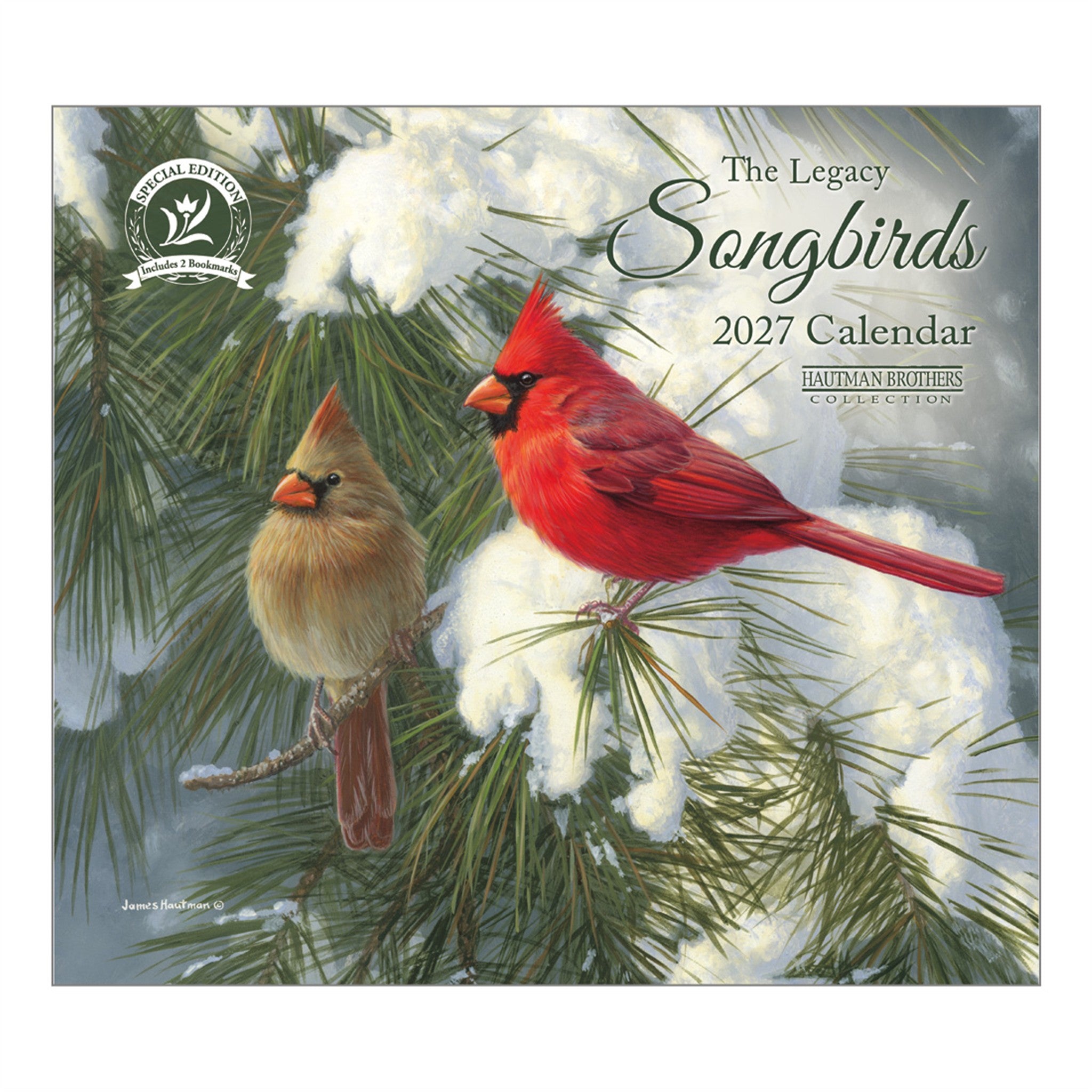 Songbirds Special Edition 2027 Wall Calendar