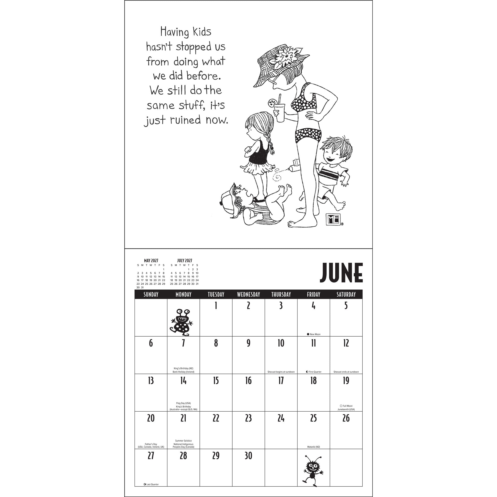Mary EngelDark 2027 Wall Calendar - Online Only
