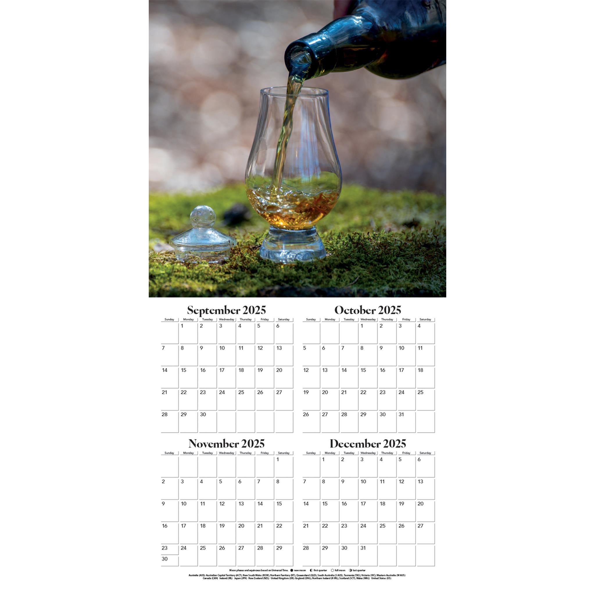 Whiskey Wall  2026 Calendar