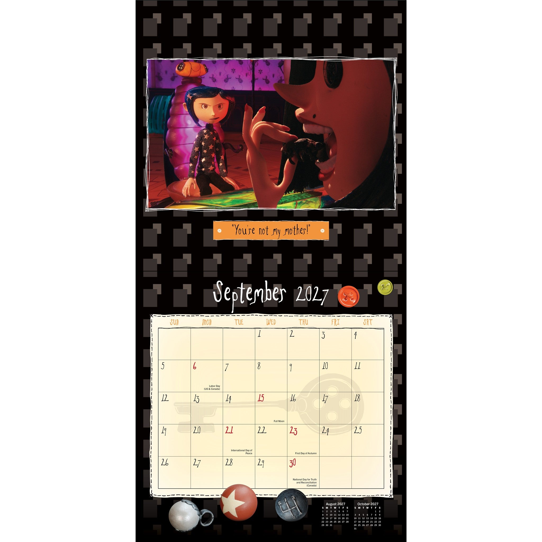 Coraline 2027 Wall Calendar - Online Only