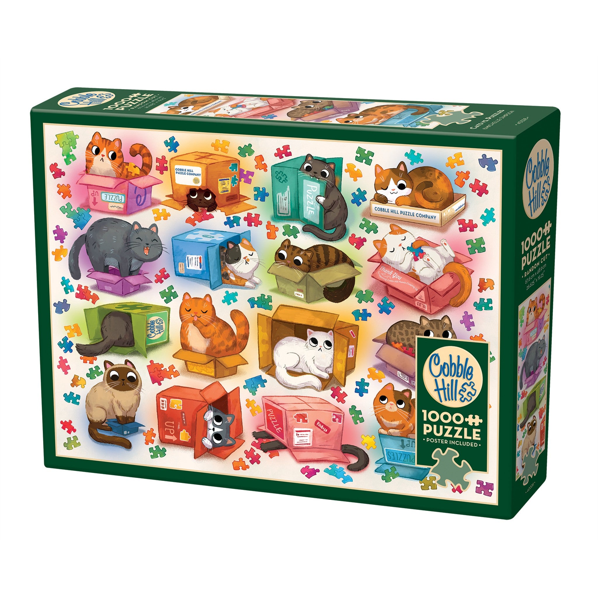 Cats vs. Puzzles 1000 Piece Puzzle