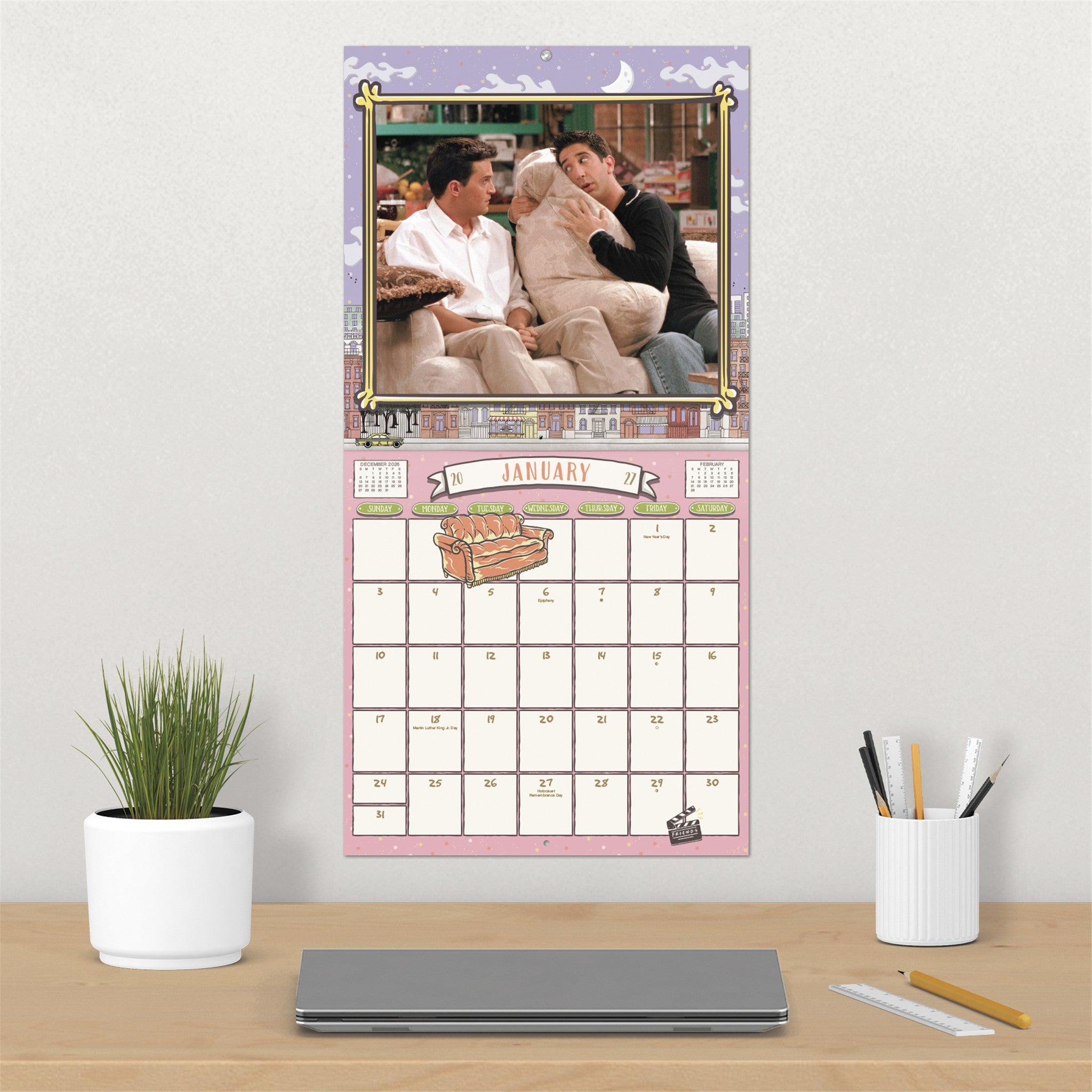 Friends 2027 Wall Calendar