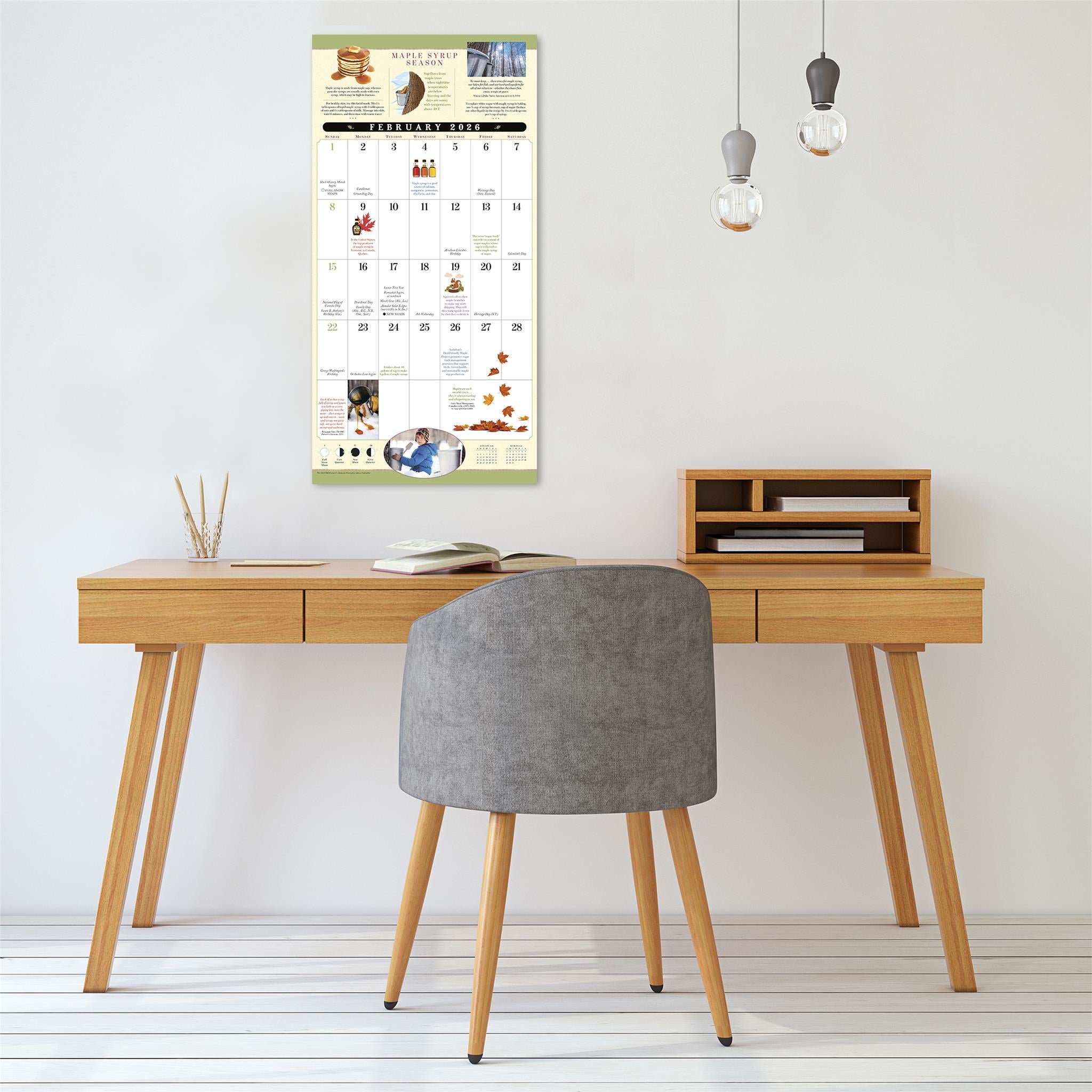 Old Farmers Almanac Everyday Advice 2026 Wall Calendar