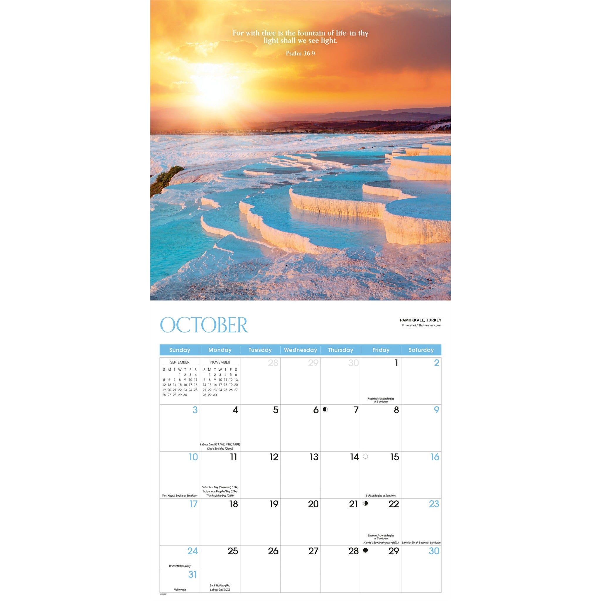 Psalms 2027 Wall Calendar
