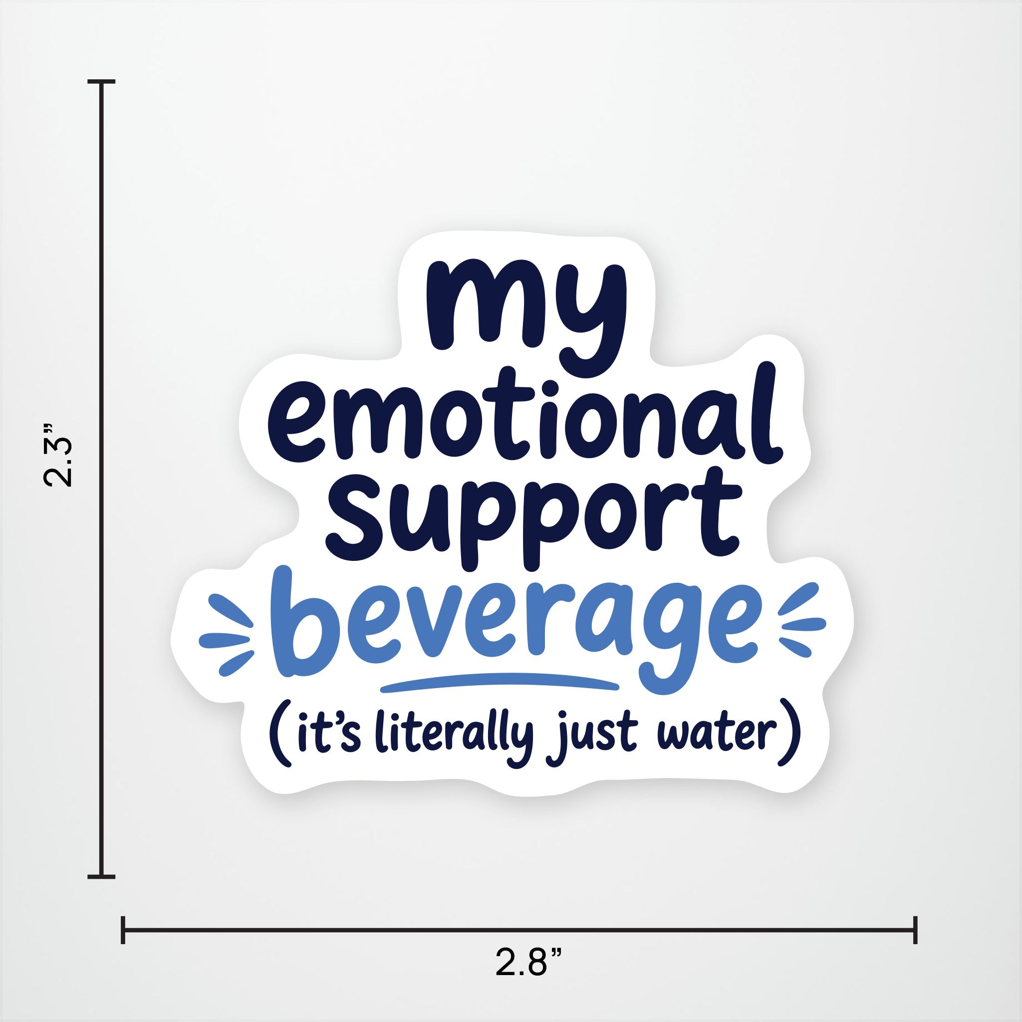 My Emotional Beverage Exclusive Vinyl Sticker
