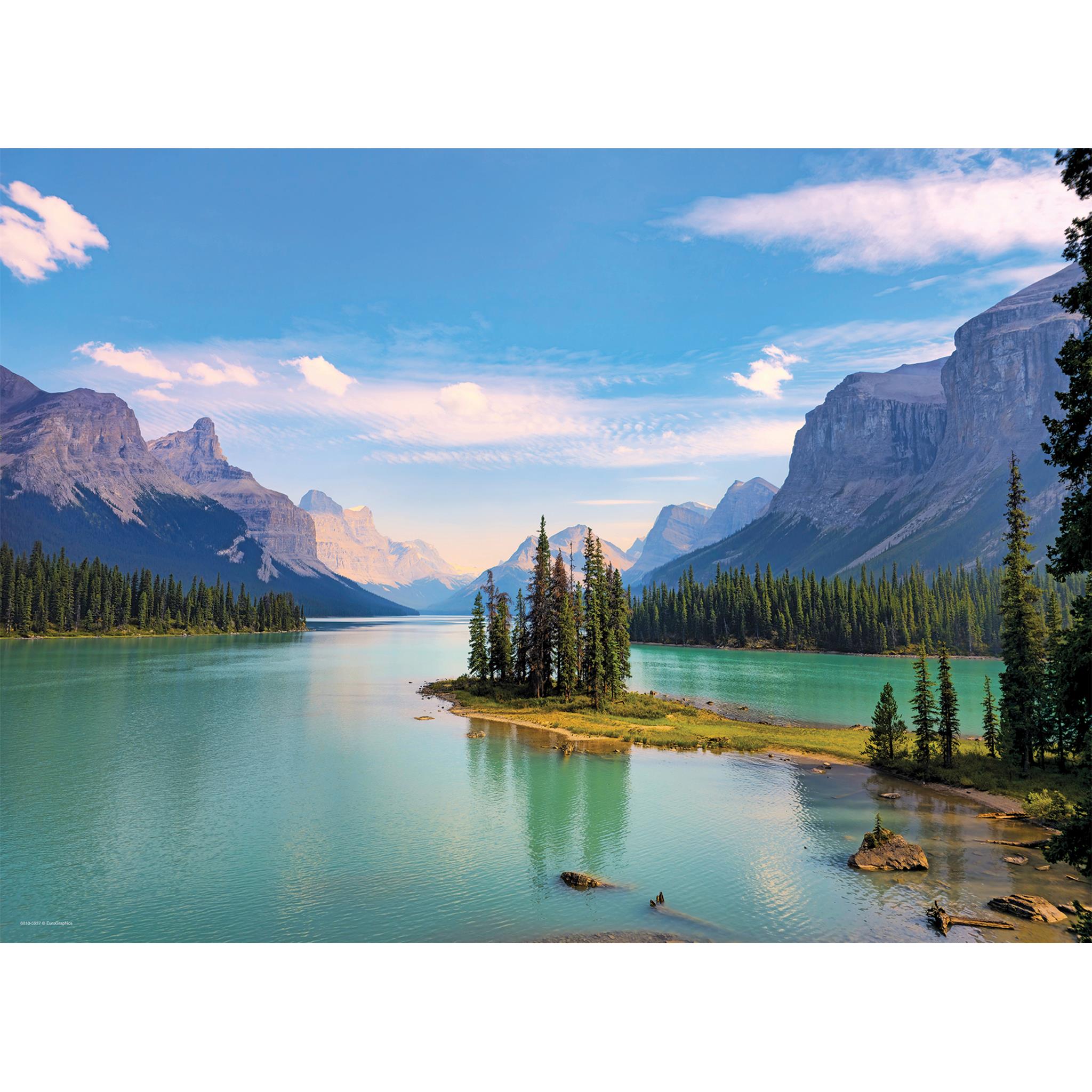 Maligne Lake Alberta Exclusive 1000 Piece Puzzle