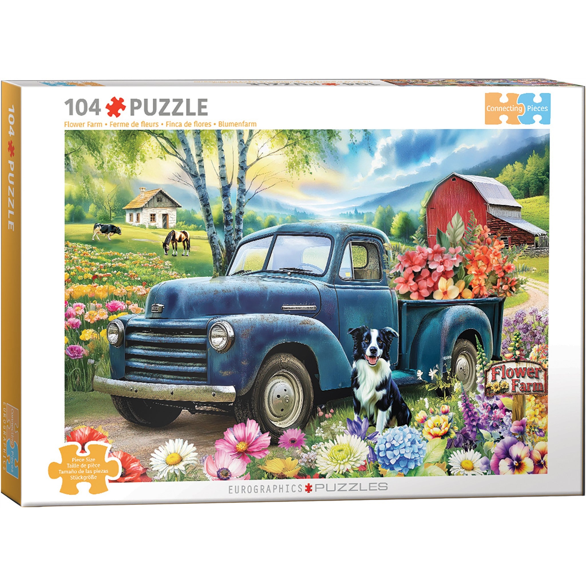 Flower Farm 104 Piece Puzzle