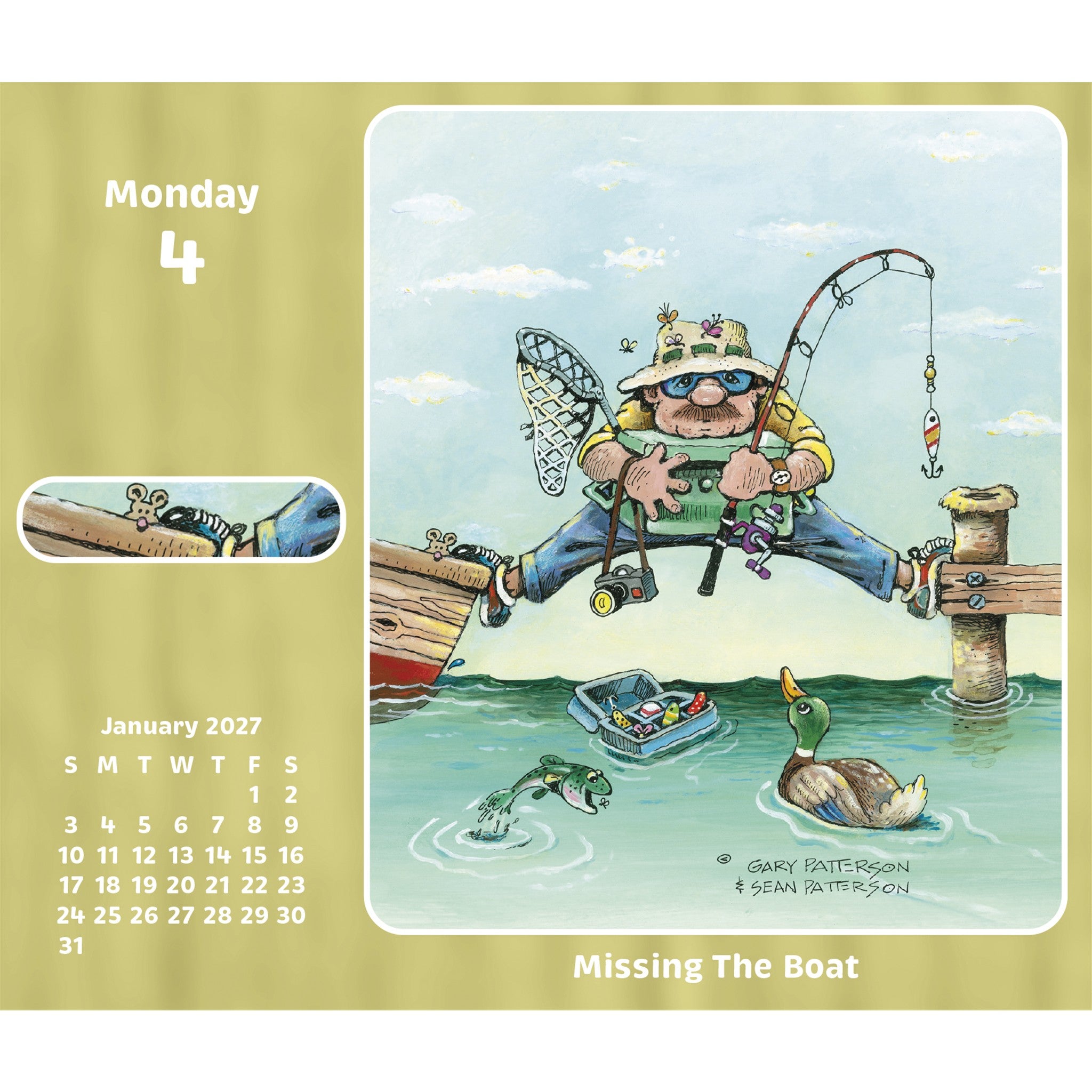 Gary Patterson Smile a Day 2027 Box Calendar