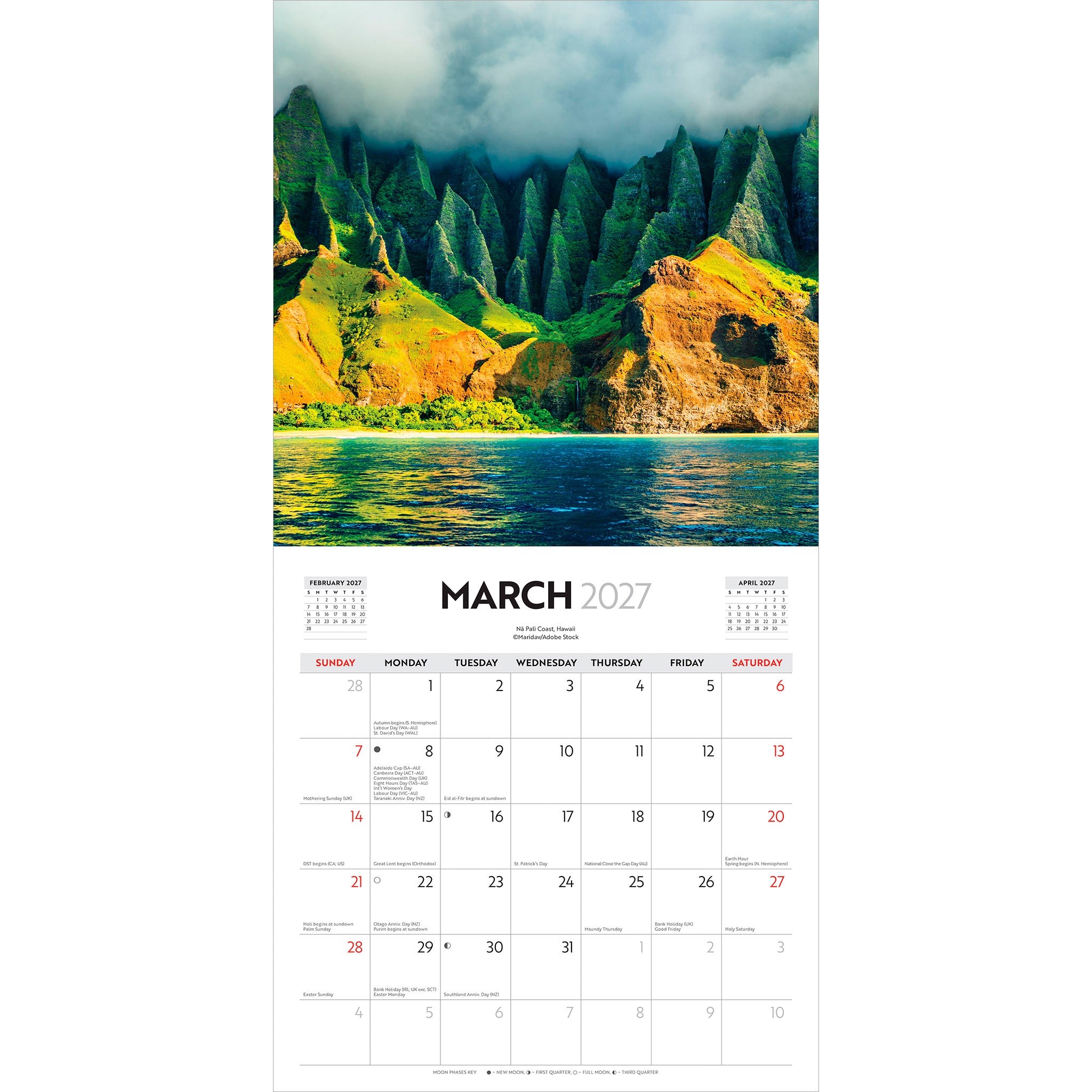I Love Travel 2027 Wall Calendar