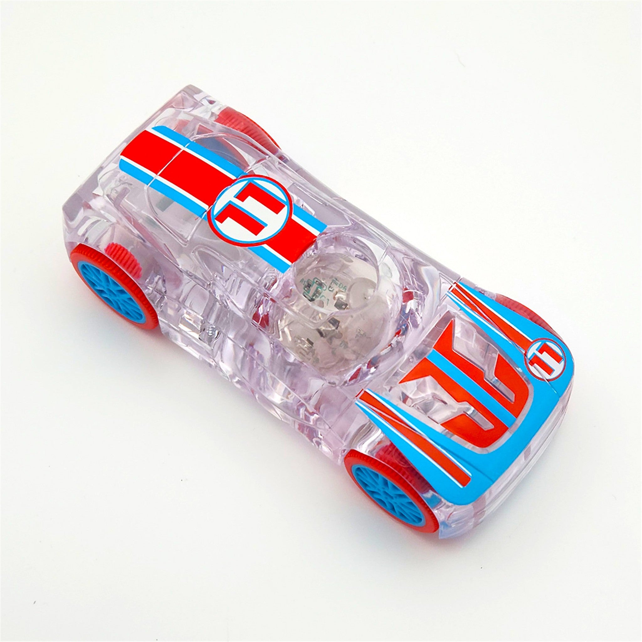 Red/Blue Muscle Car Marble Racer