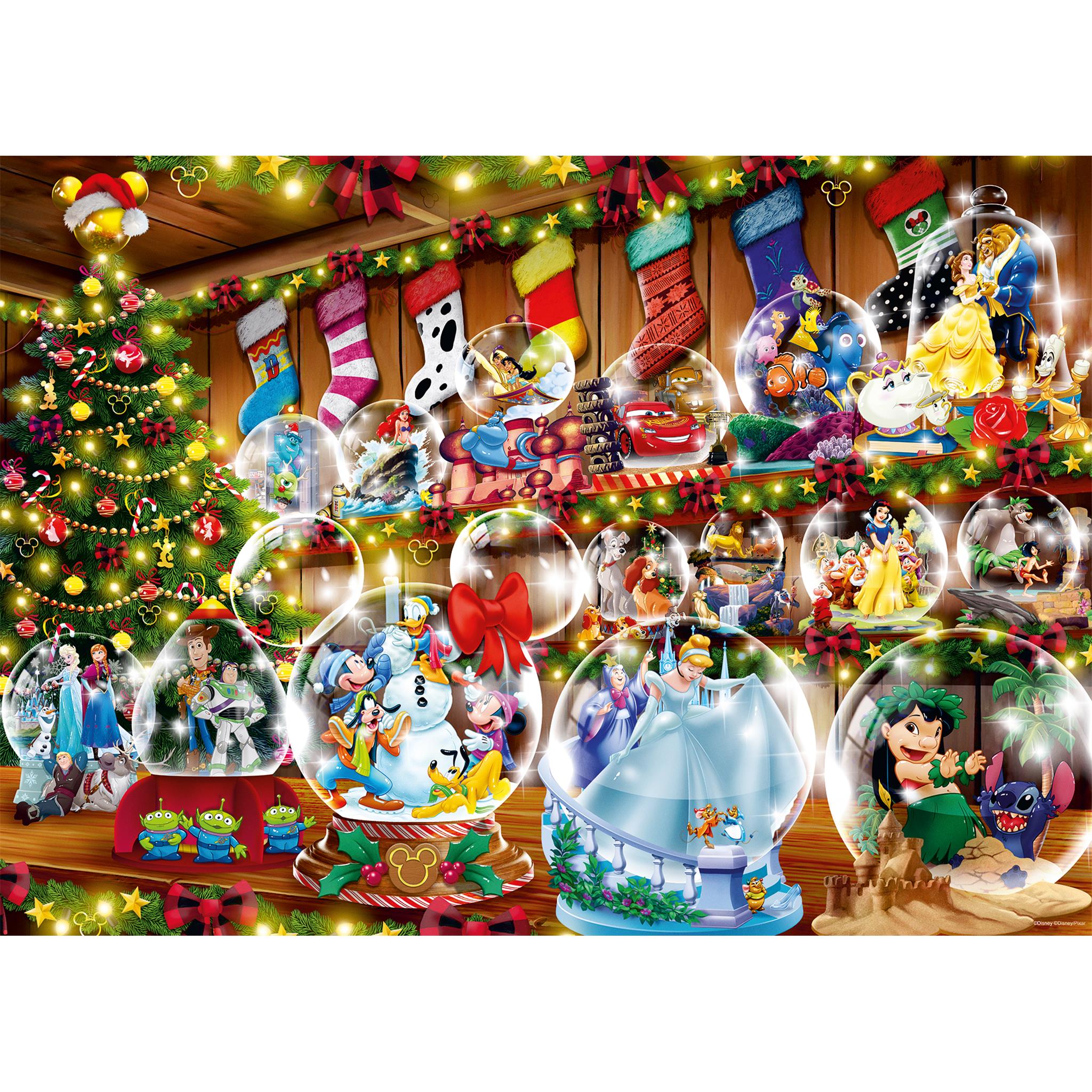 Disney Snowglobes Christmas 1000 Piece Puzzle