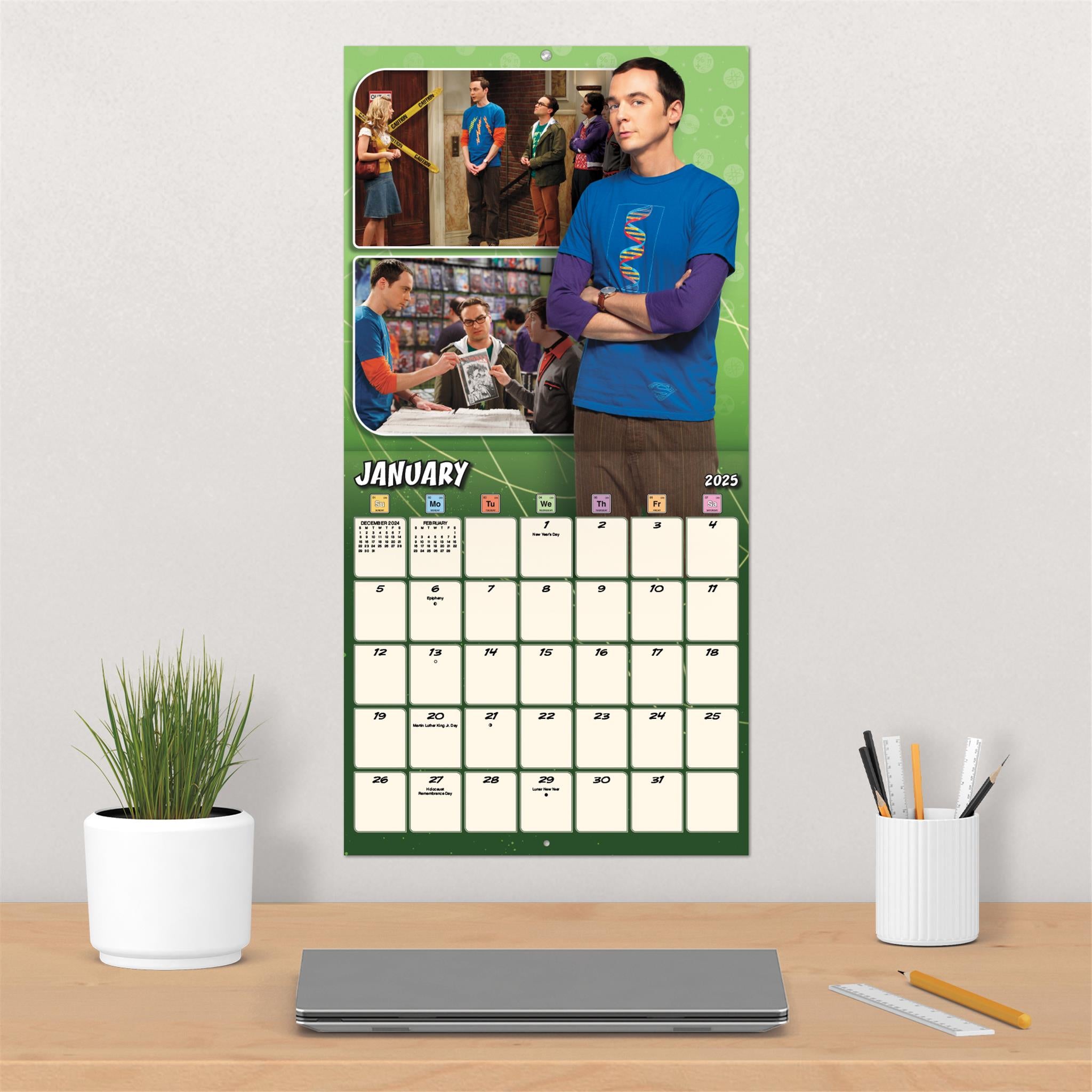 Big Bang Theory Wall 2025 Calendar