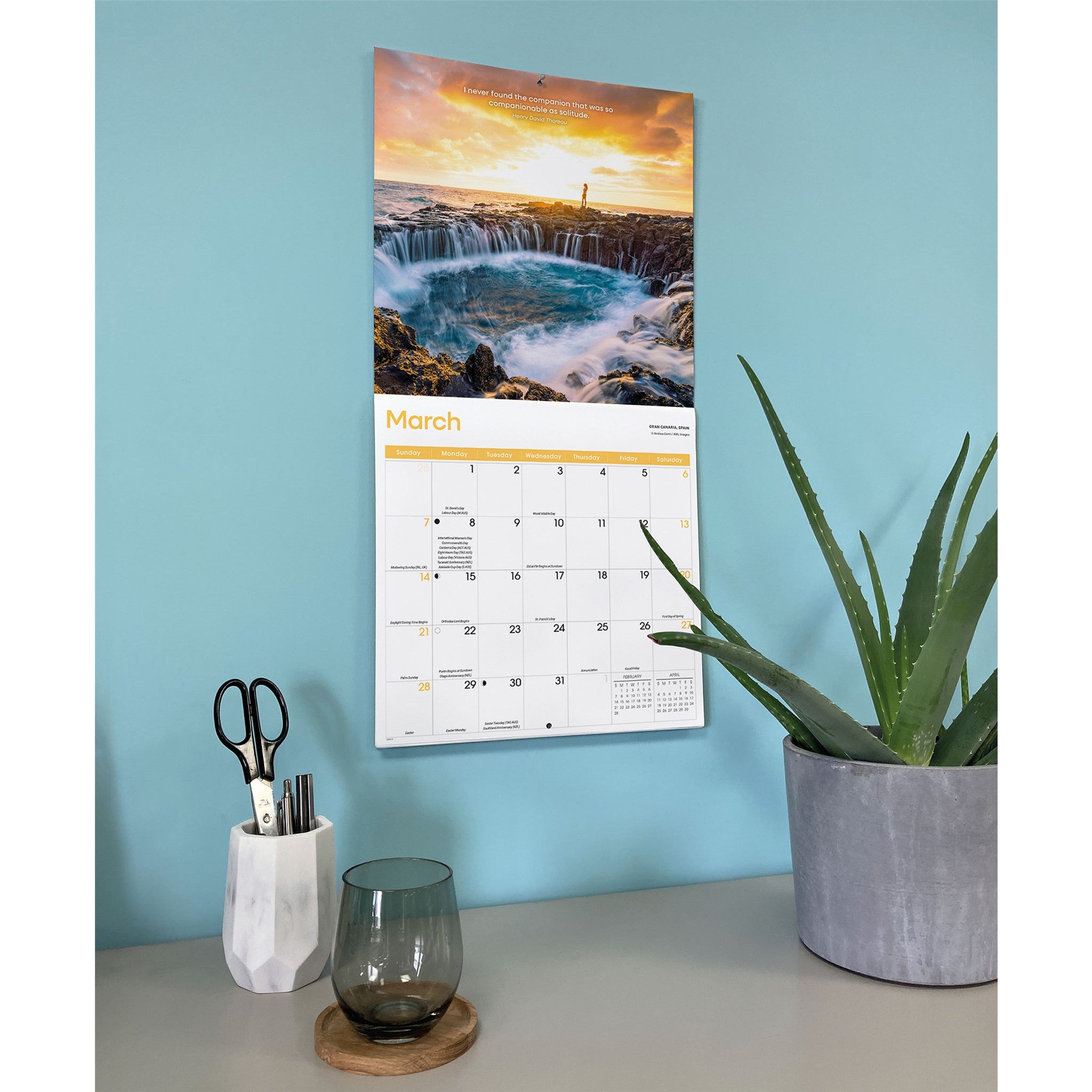 Solitude 2027 Wall Calendar