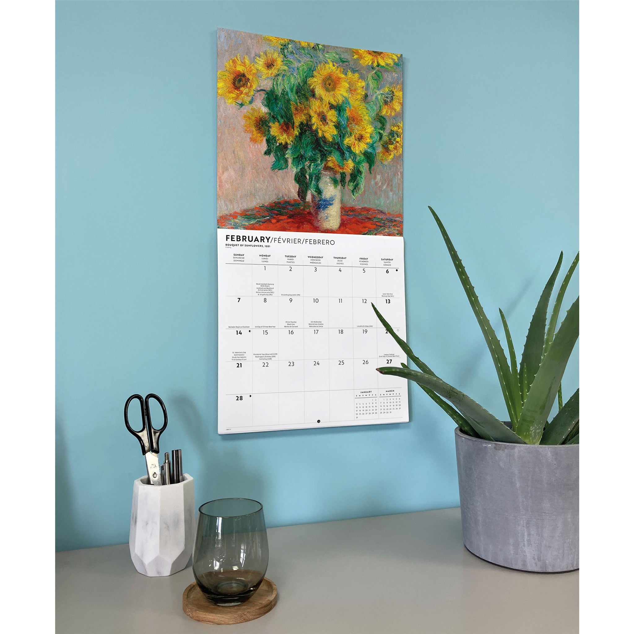 Monet 2027 Wall Calendar