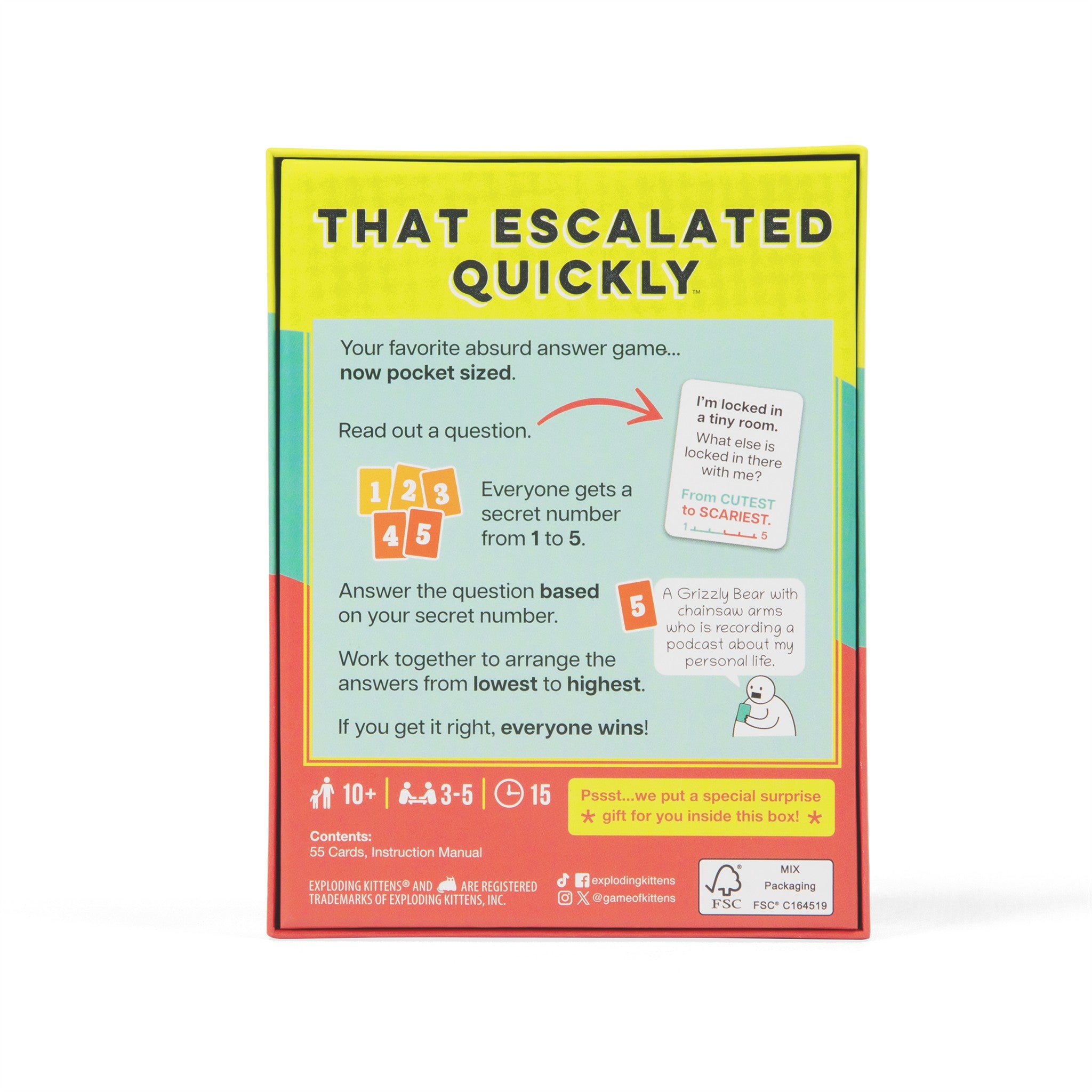 That Escalated Quickly Grab & Game