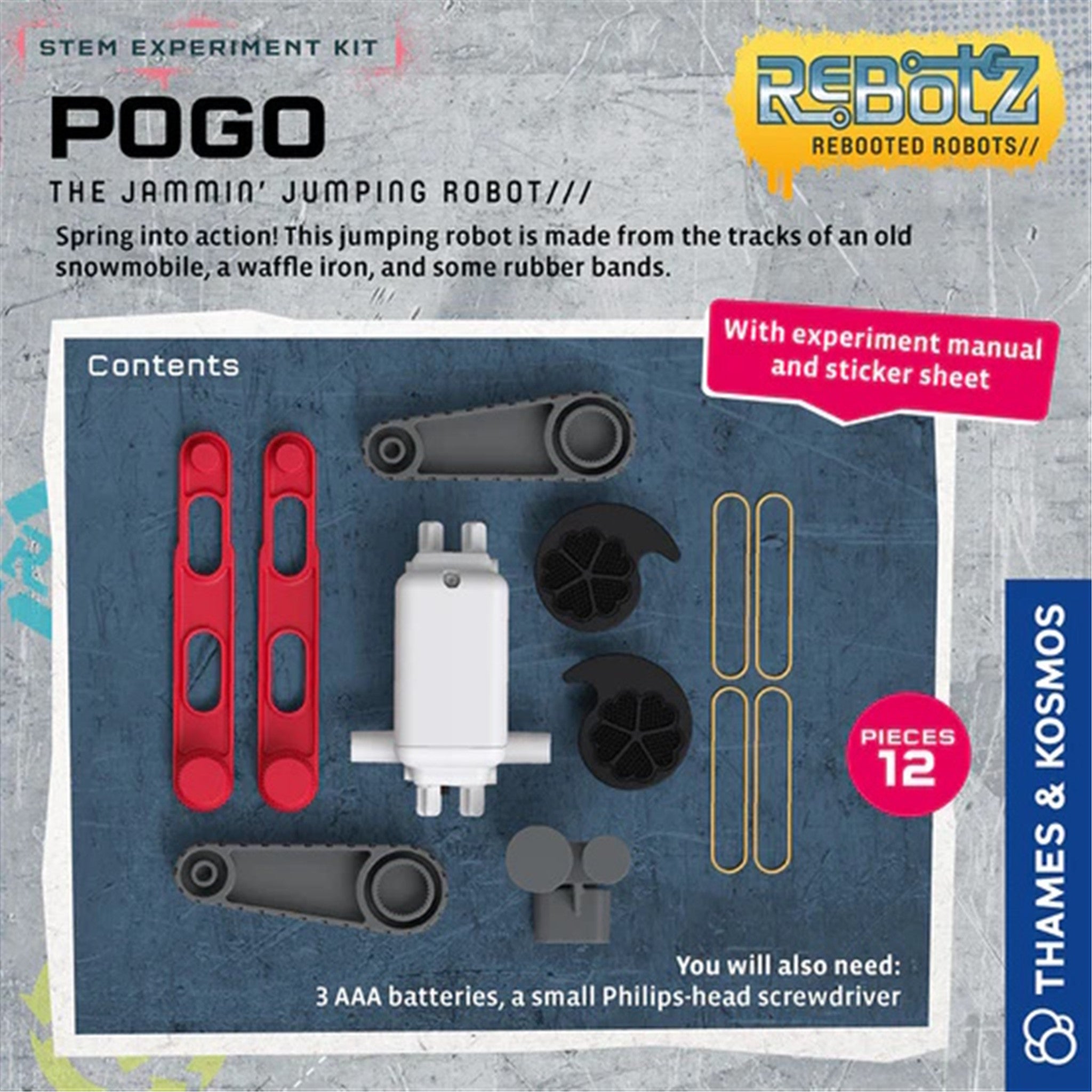 ReBotz Pogo The Jammin' Jumping Robot