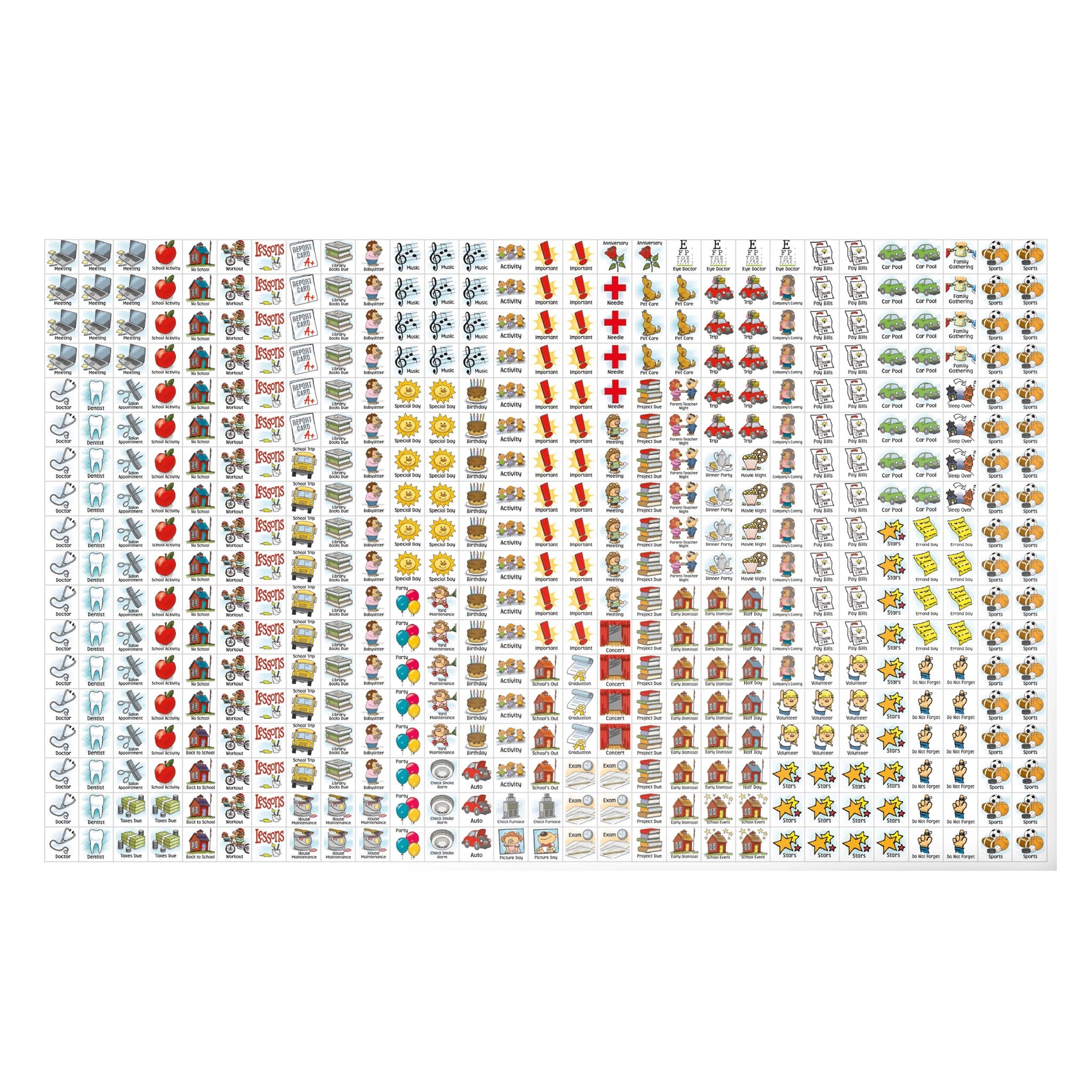 MotherWord Magnetic Fridge English 2027 Wall Calendar