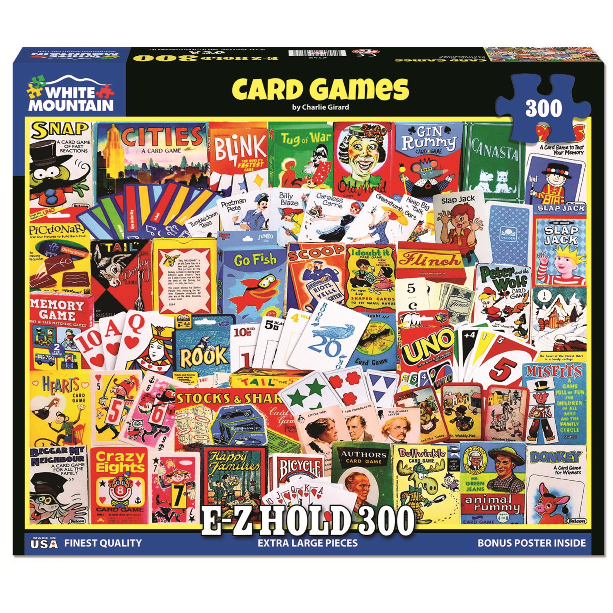 Card Games 300 Piece Puzzle - Online Only