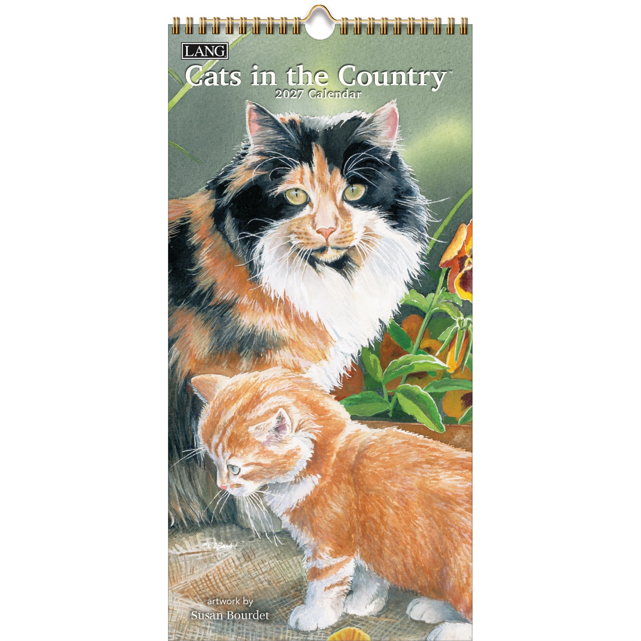 Cats In The Country 2027 Slim Calendar - Online Only