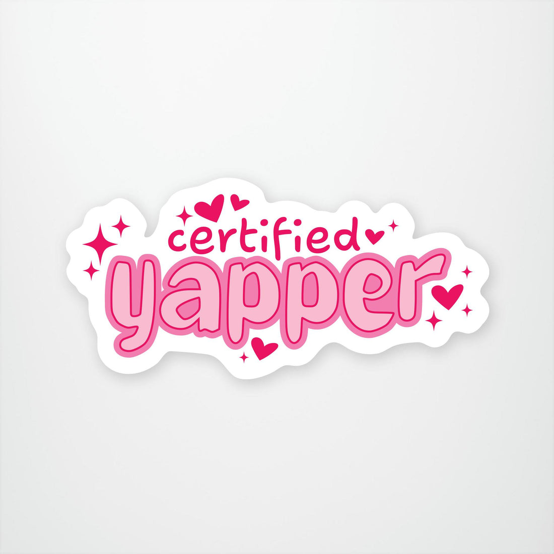Certified Yapper Exclusive Vinyl Sticker