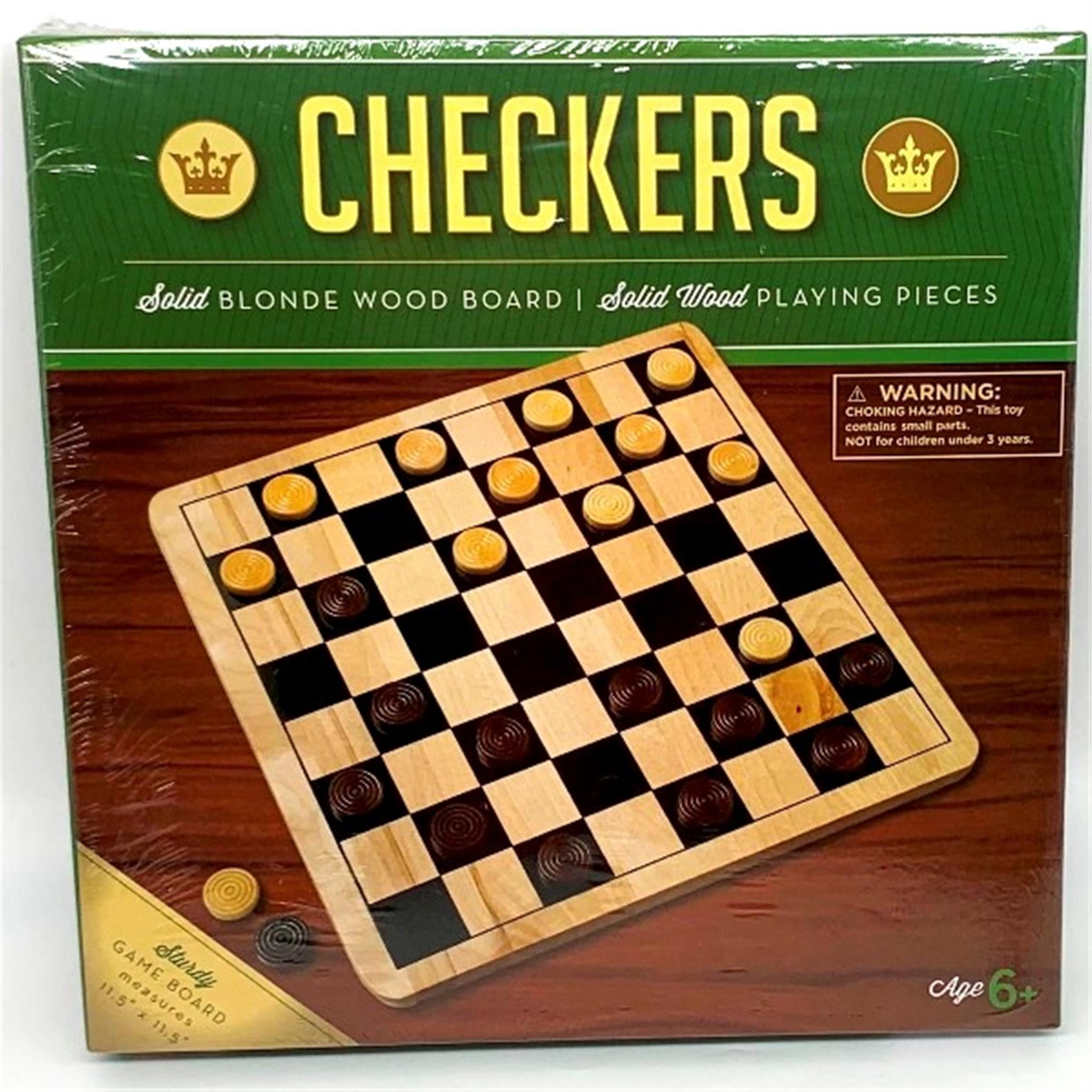 400069334366 Checkers w/Natural Board Prestige Vision
