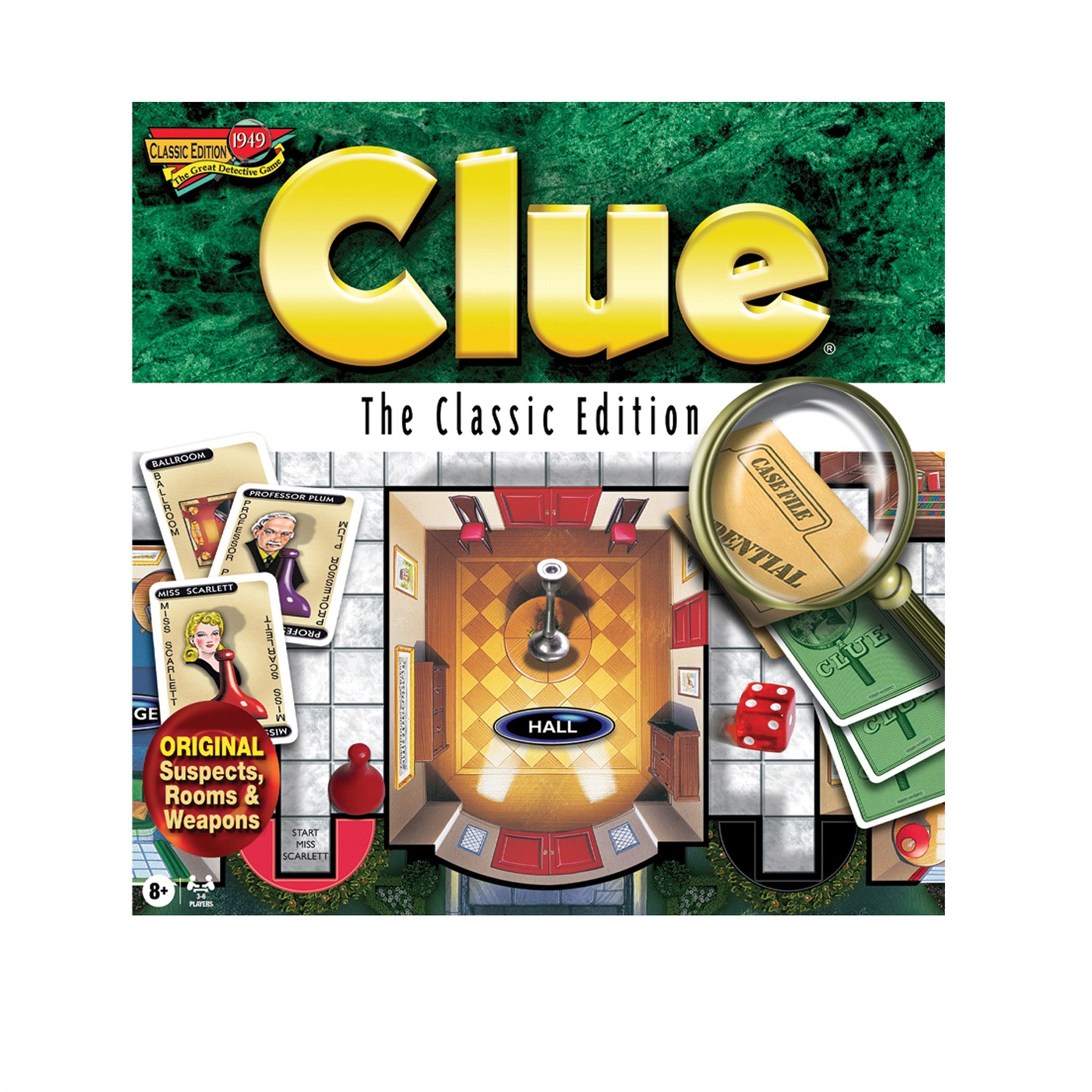Clue Board Game - Calendar Club Canada