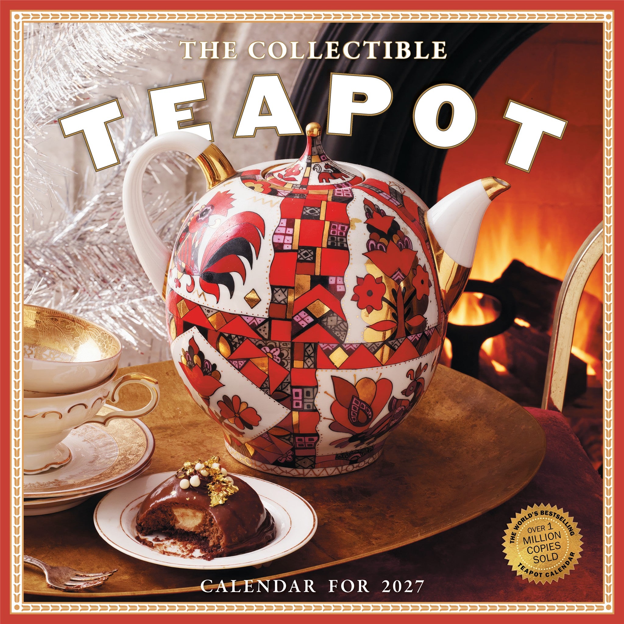 Collectible Teapot 2027 Wall Calendar