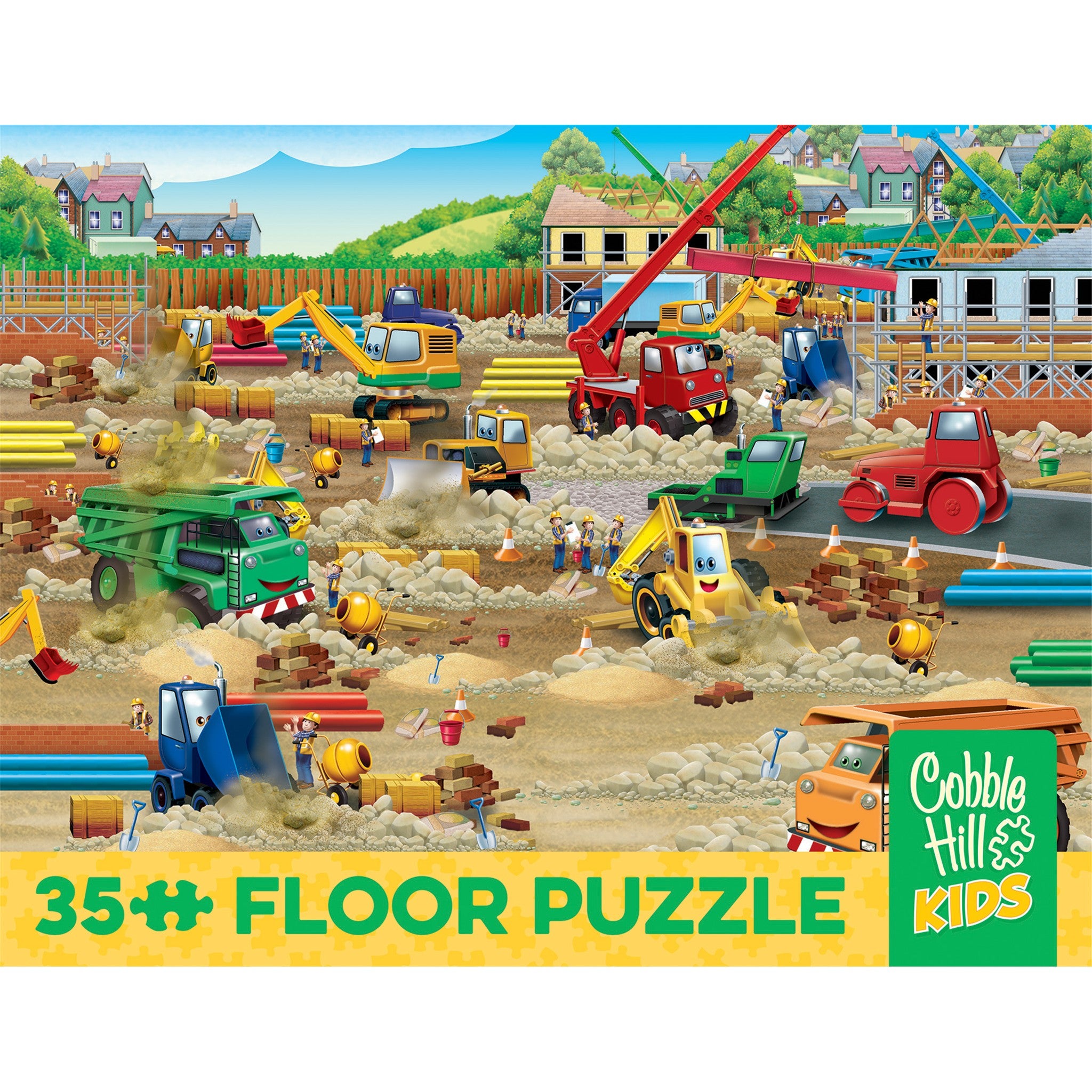 Construction Zone 35 Piece Floor Puzzle