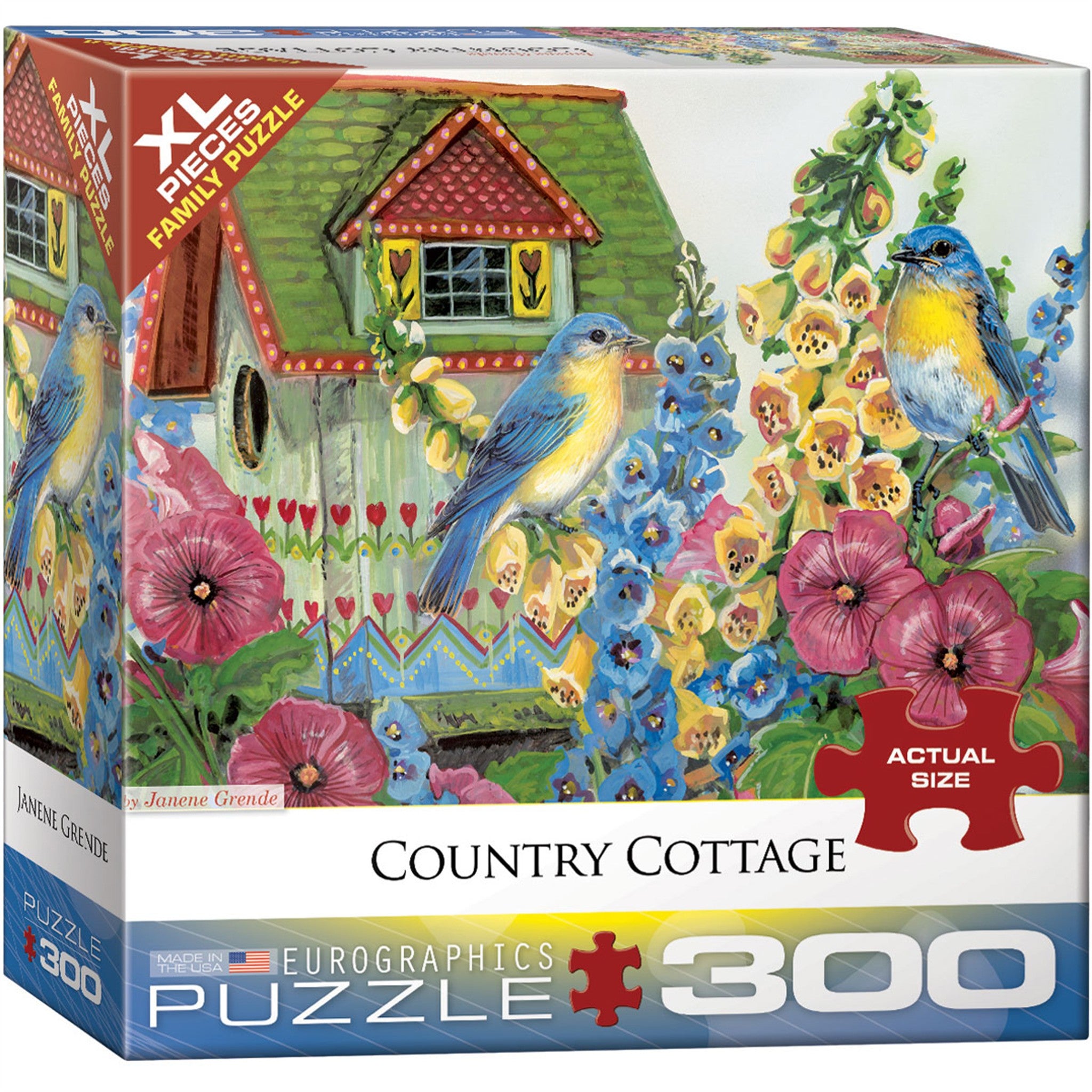 Country Cottage 300 Piece Puzzle - Online Only