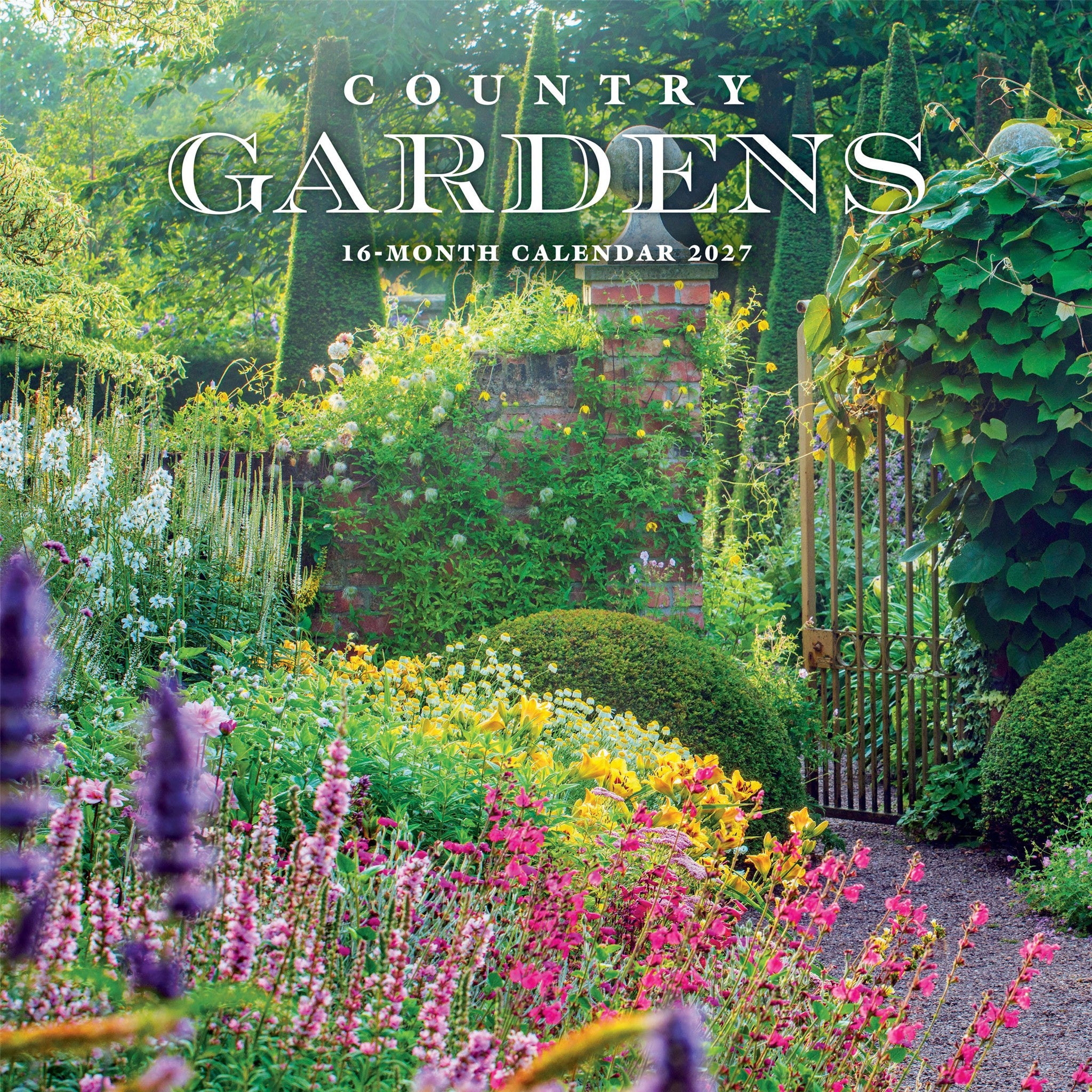 Country Gardens 2027 Wall Calendar