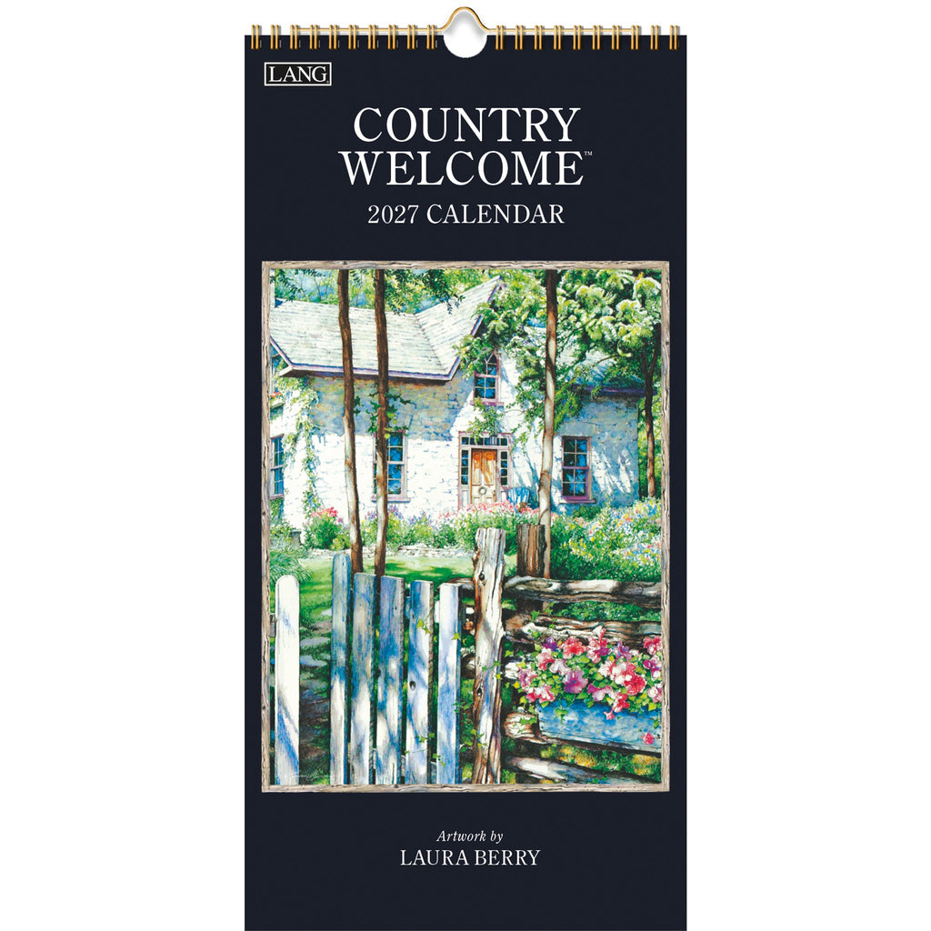 Country Welcome 2027 Slim Calendar country-welcome-2027-slim-calendar
