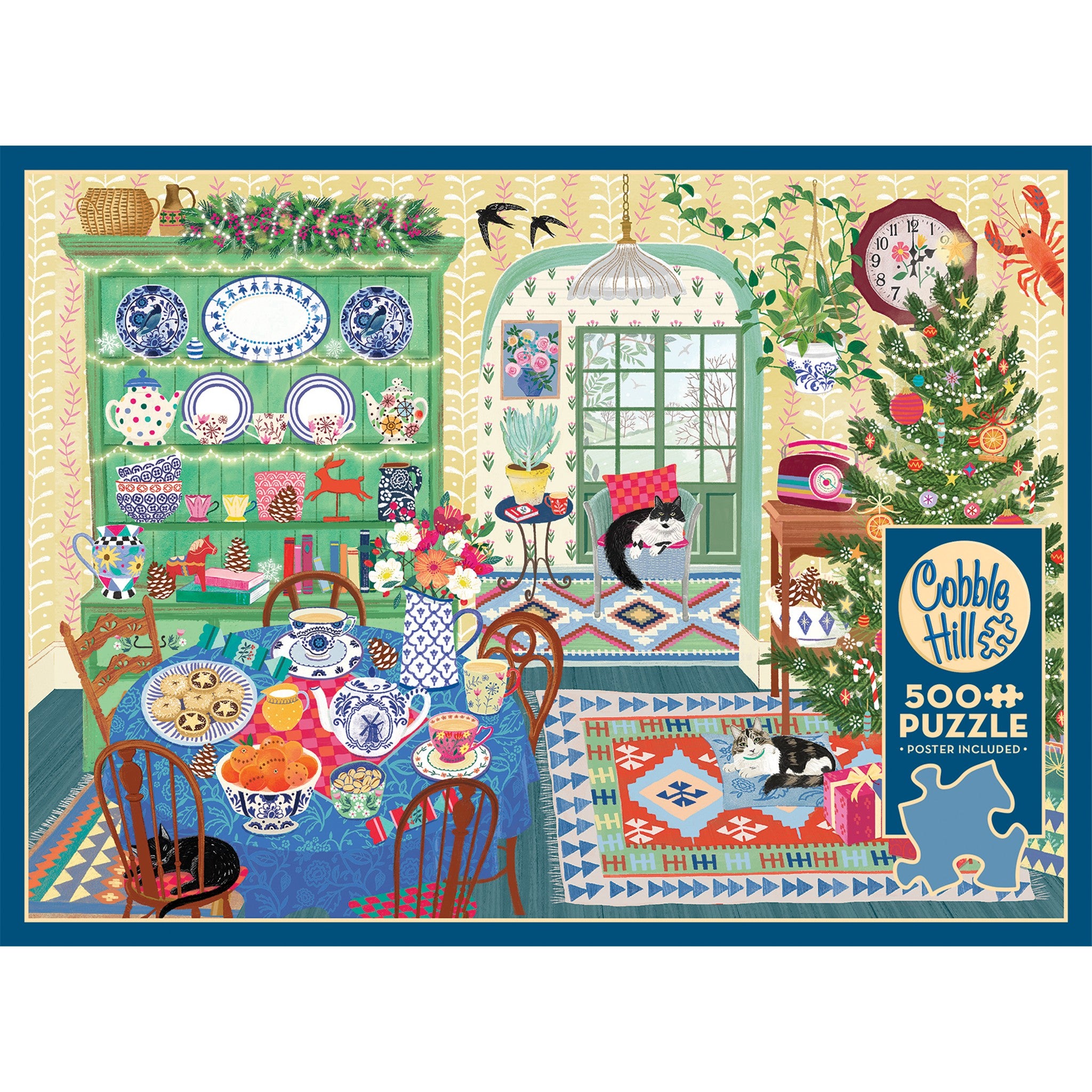 Cozy Cottage Christmas Exclusive 500 Piece Puzzle