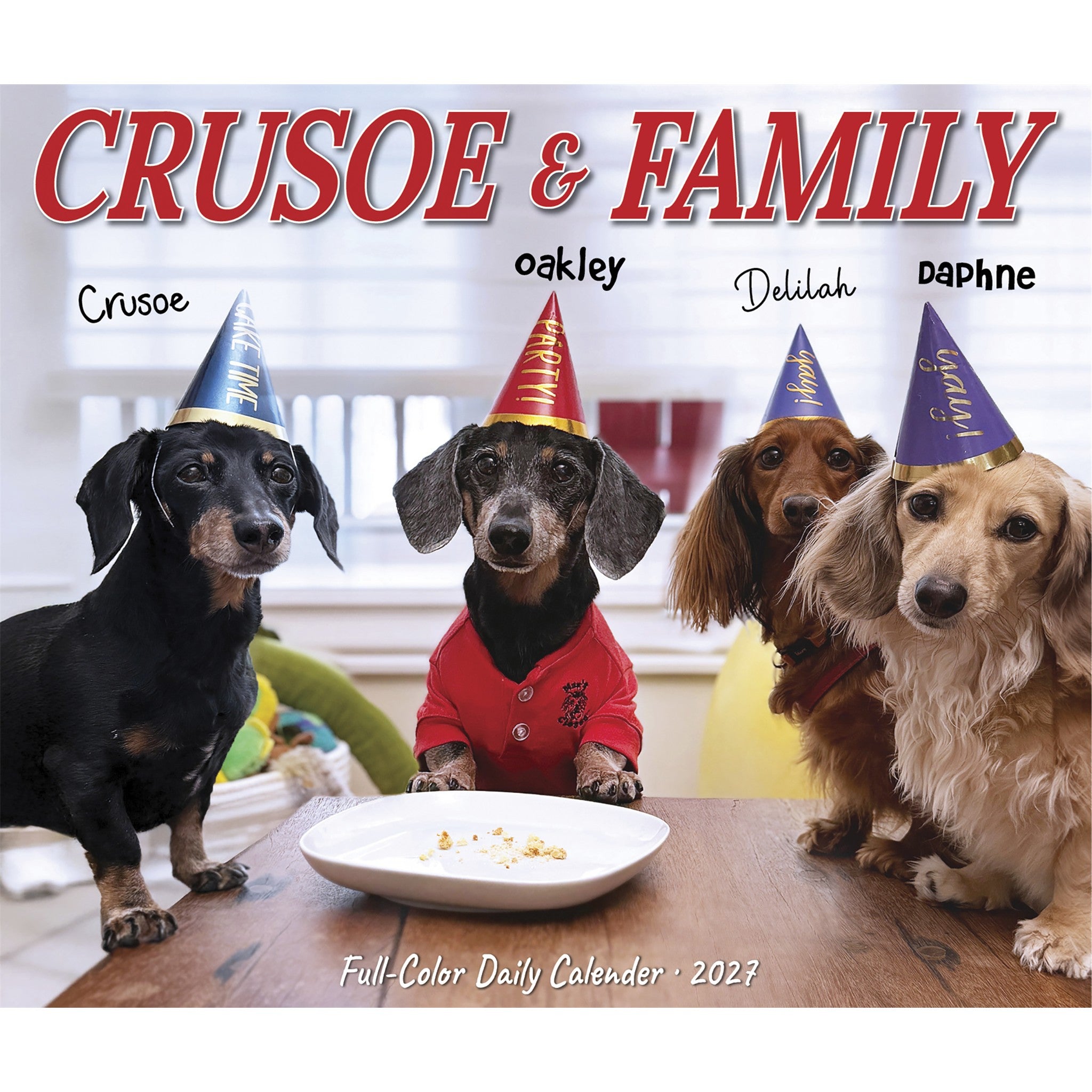 Crusoe the Celebrity Dachshund 2027 Box Calendar - Online Only