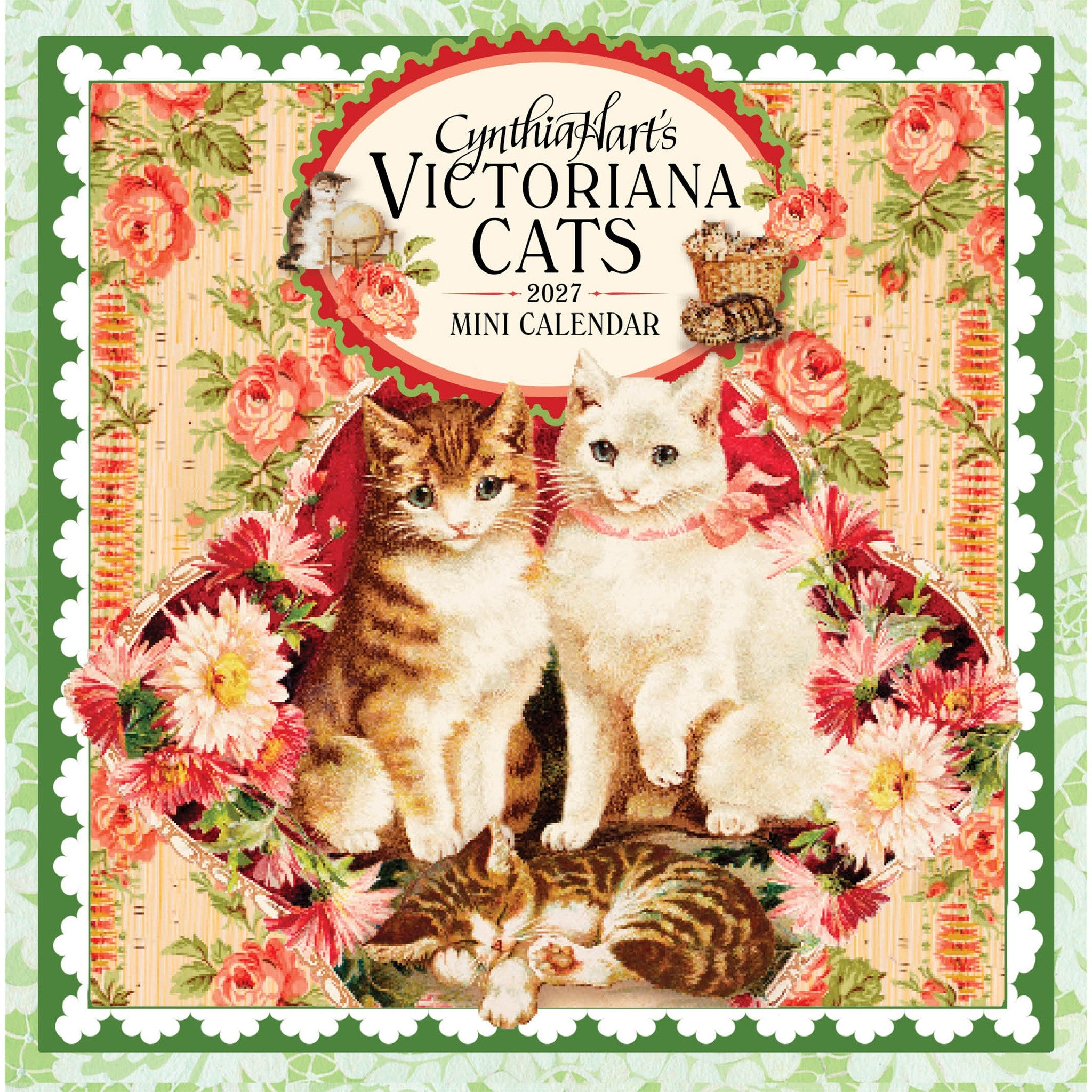Cynthia Hart's Victoriana Cats 2027 Mini Calendar - Online Only