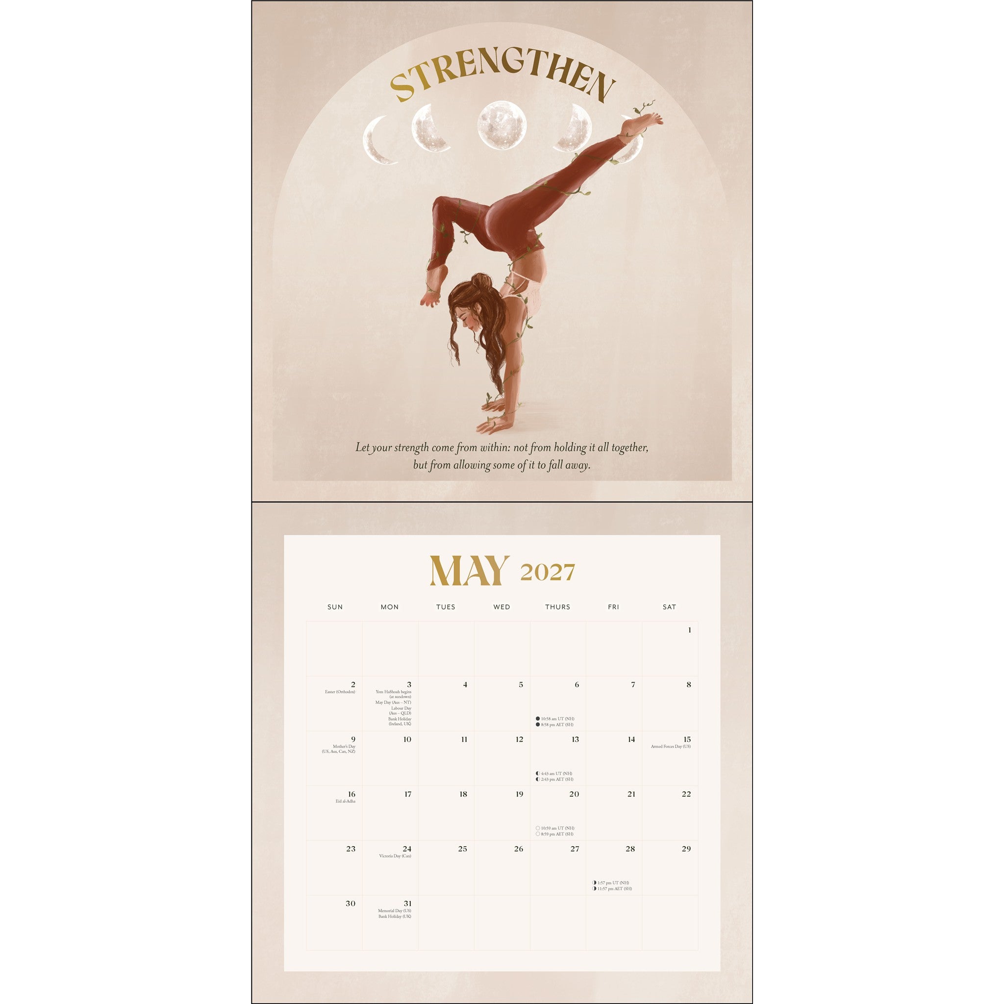 Yoga Magic 2027 Wall Calendar