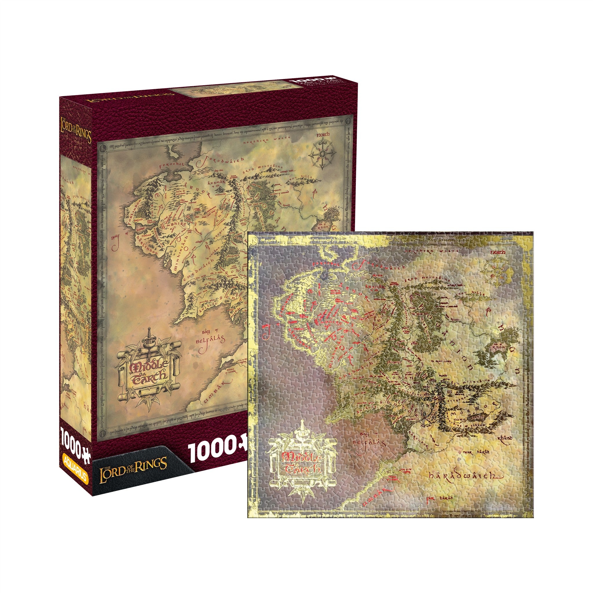 Lord of the Rings Heat Stamp 1000 Piece Puzzle