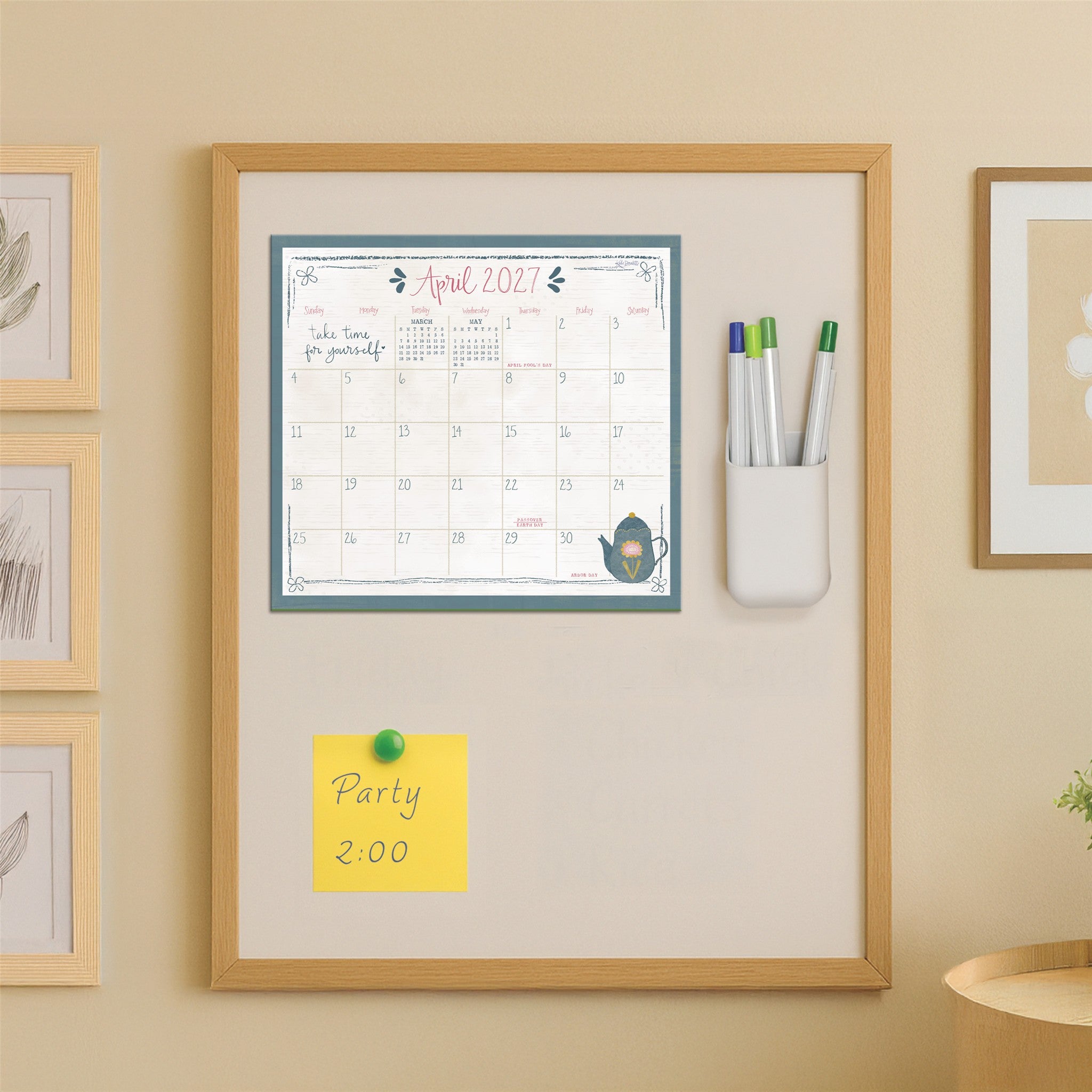 Tea 2027 Mini Magnetic Calendar - Online Only