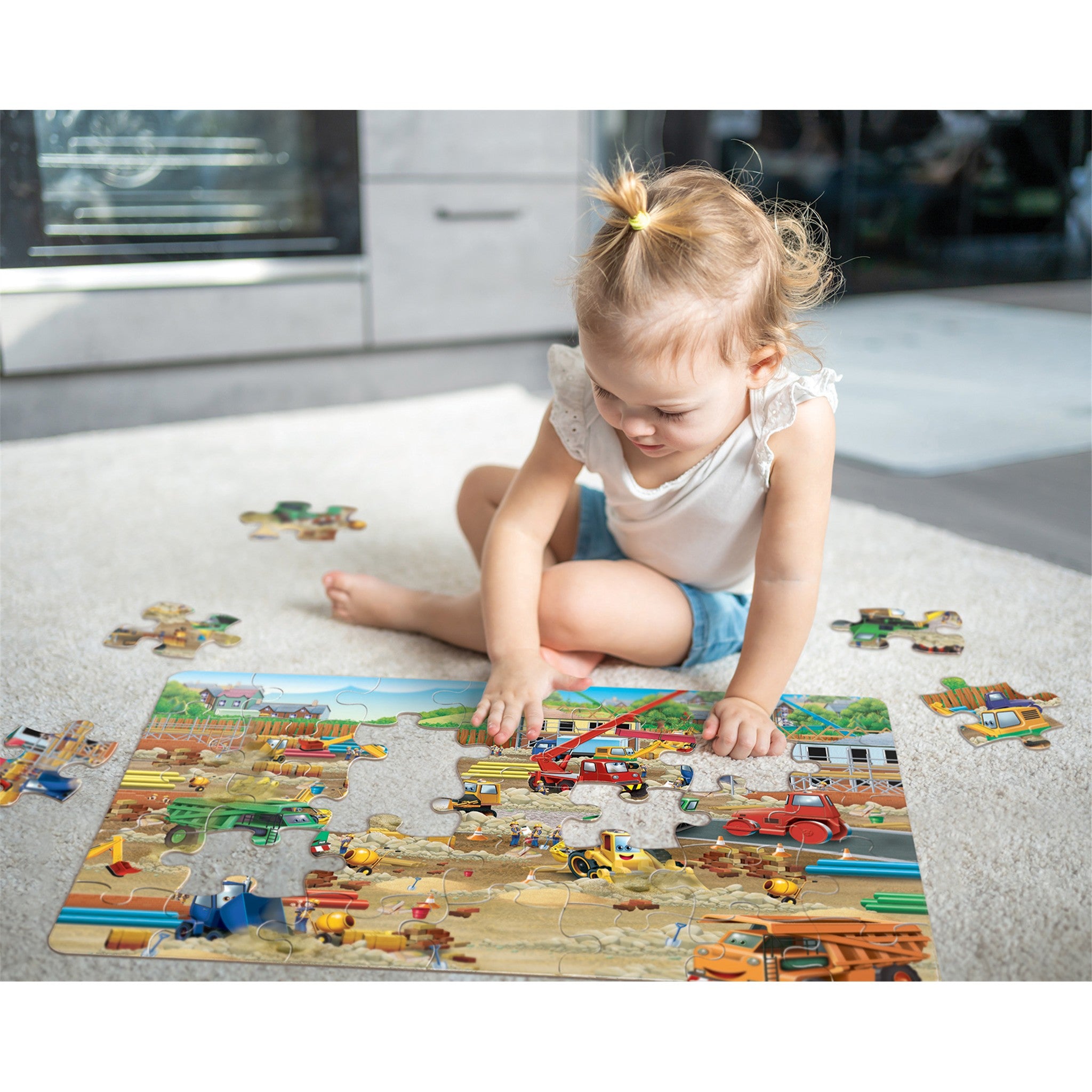 Construction Zone 35 Piece Floor Puzzle