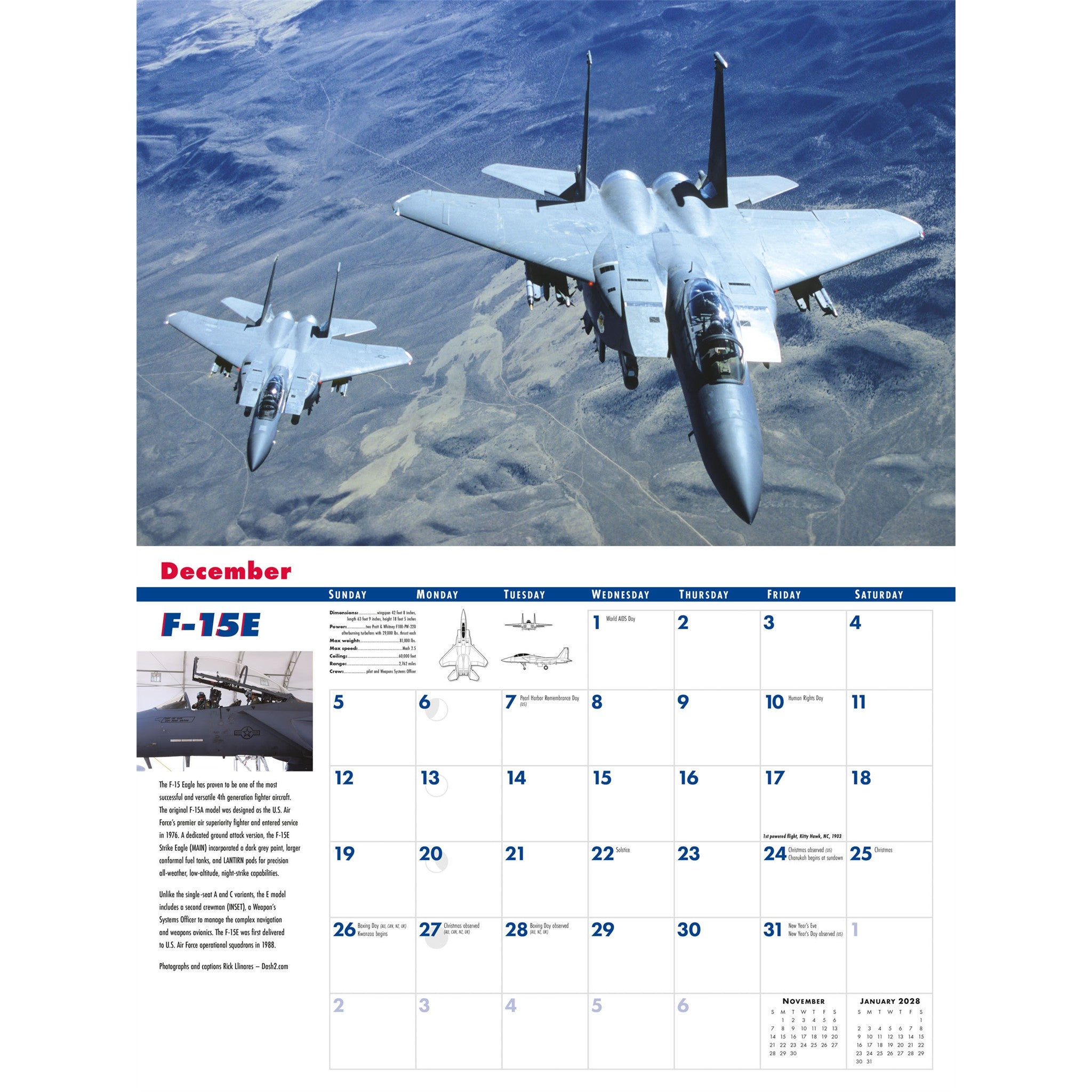 Above and Beyond 2027 Wall Calendar