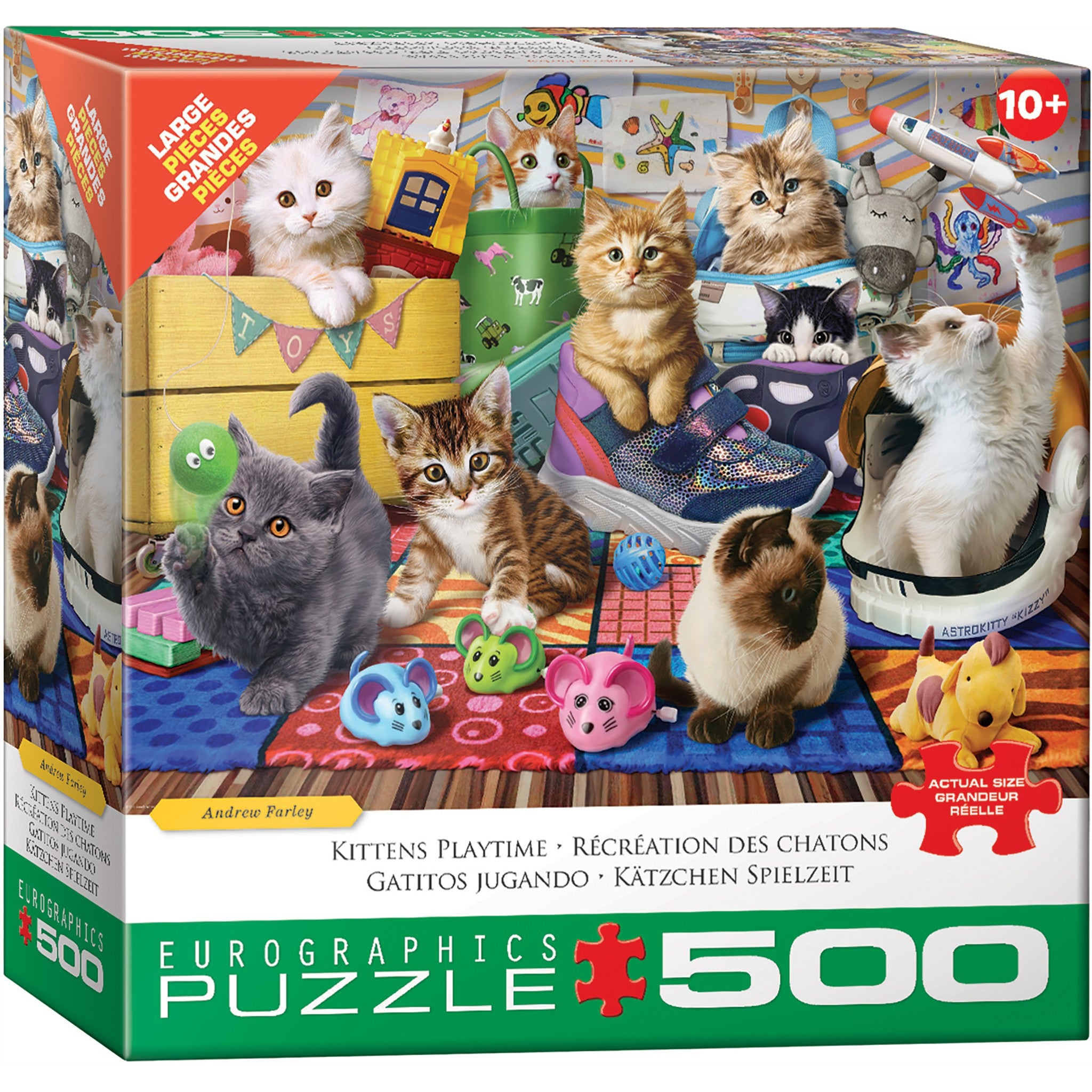Kittens Playtime 500 Piece Puzzle