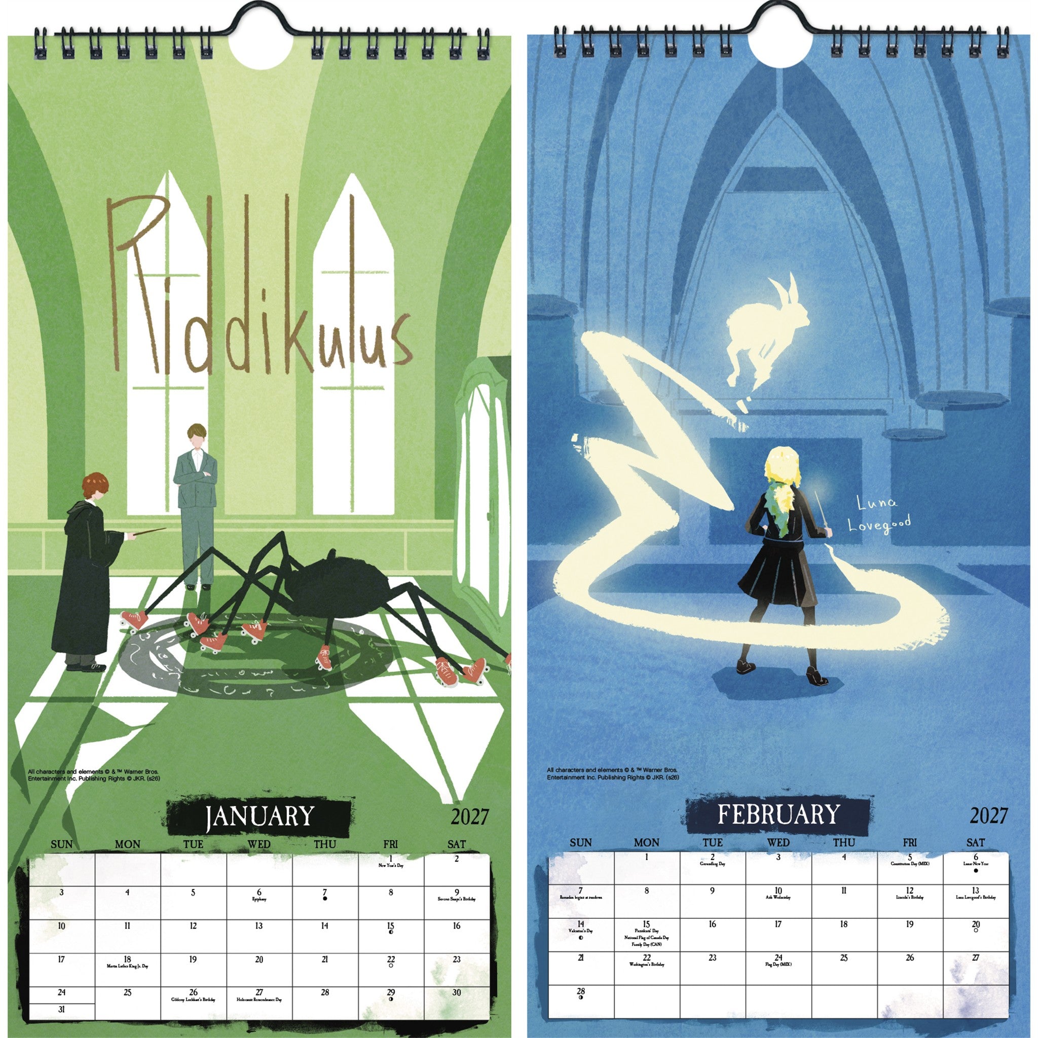 Harry Potter 2027 Slim Calendar - Online Only