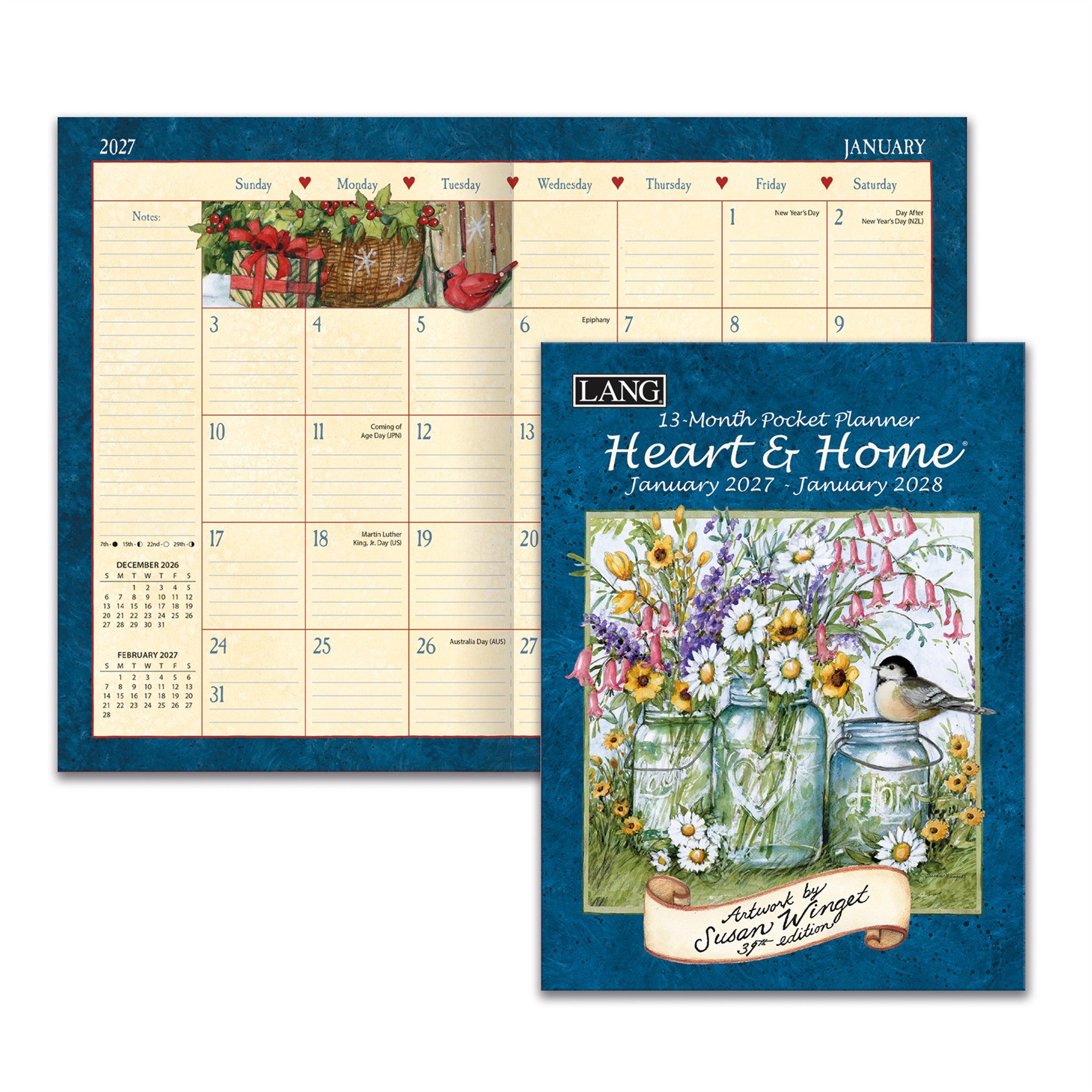 Heart and Home 2027 Monthly Pocket Planner