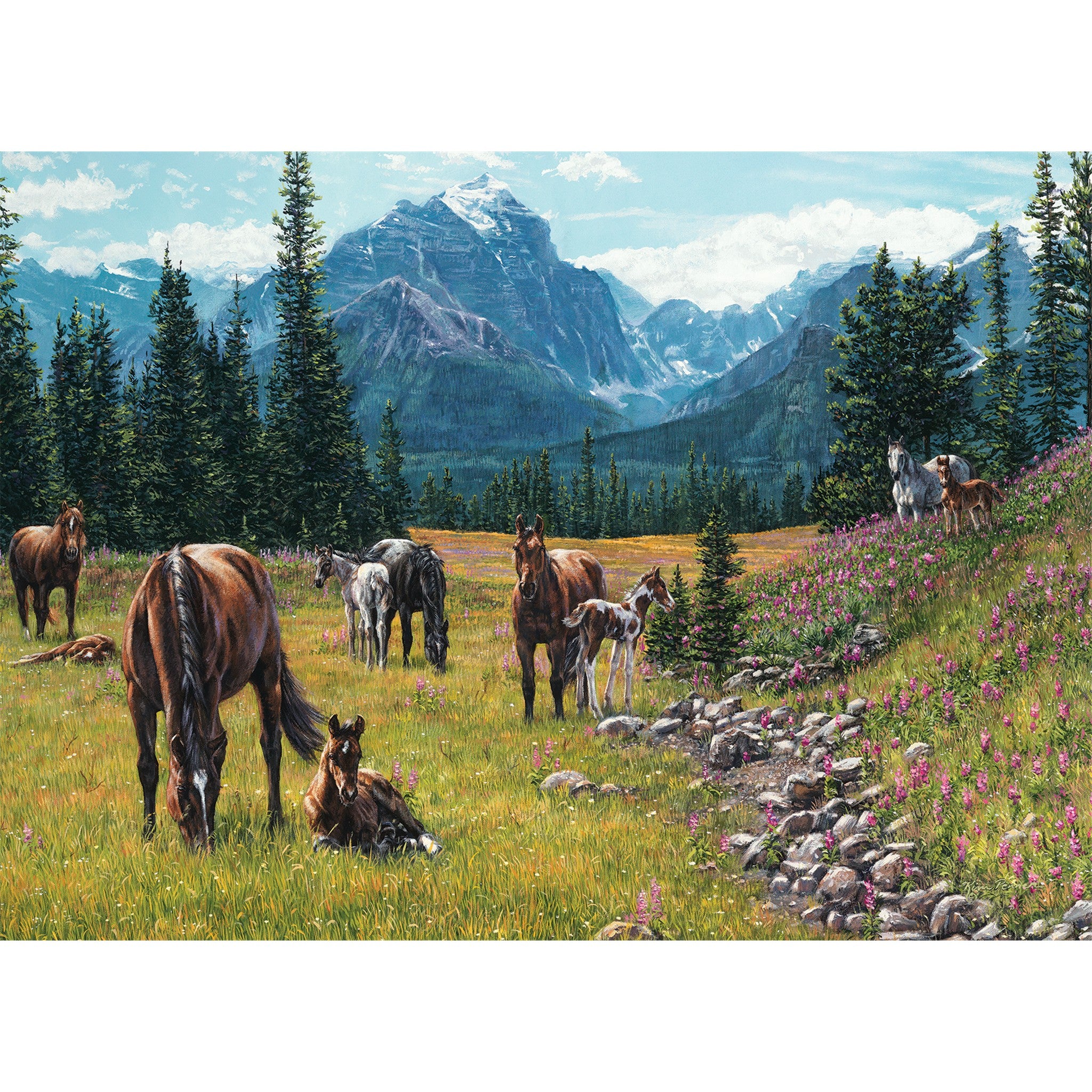 Horse Meadow 1000 Piece Puzzle