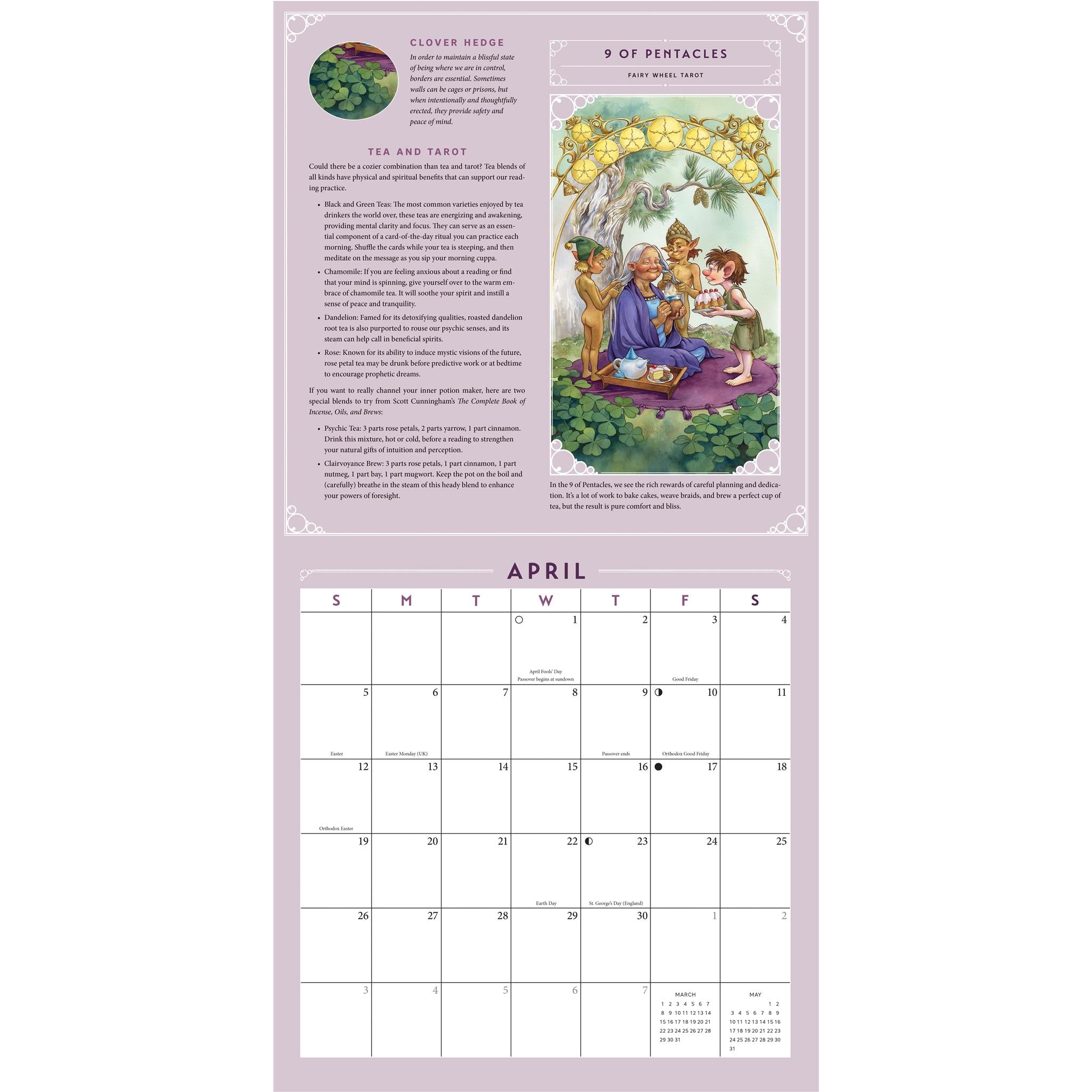 Tarot 2026 Wall Calendar