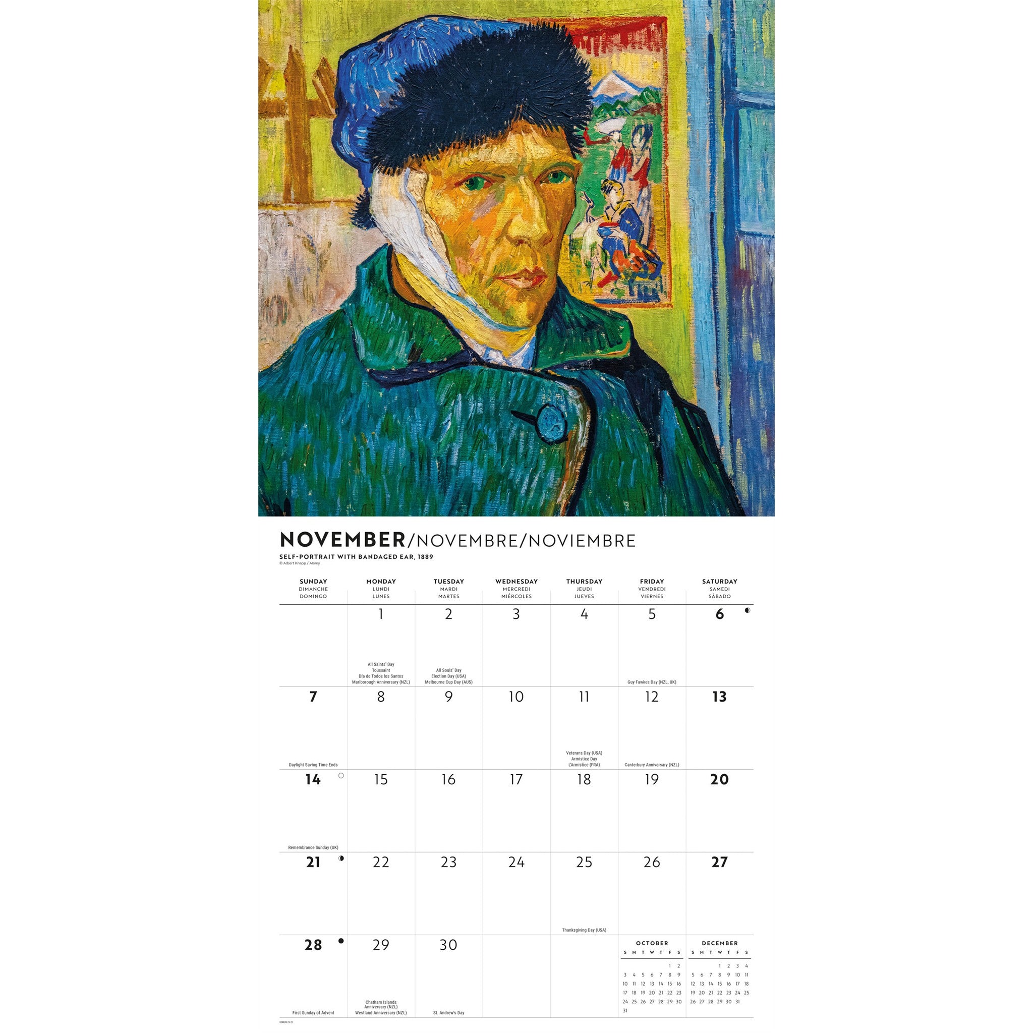 Van Gogh 2027 Wall Calendar